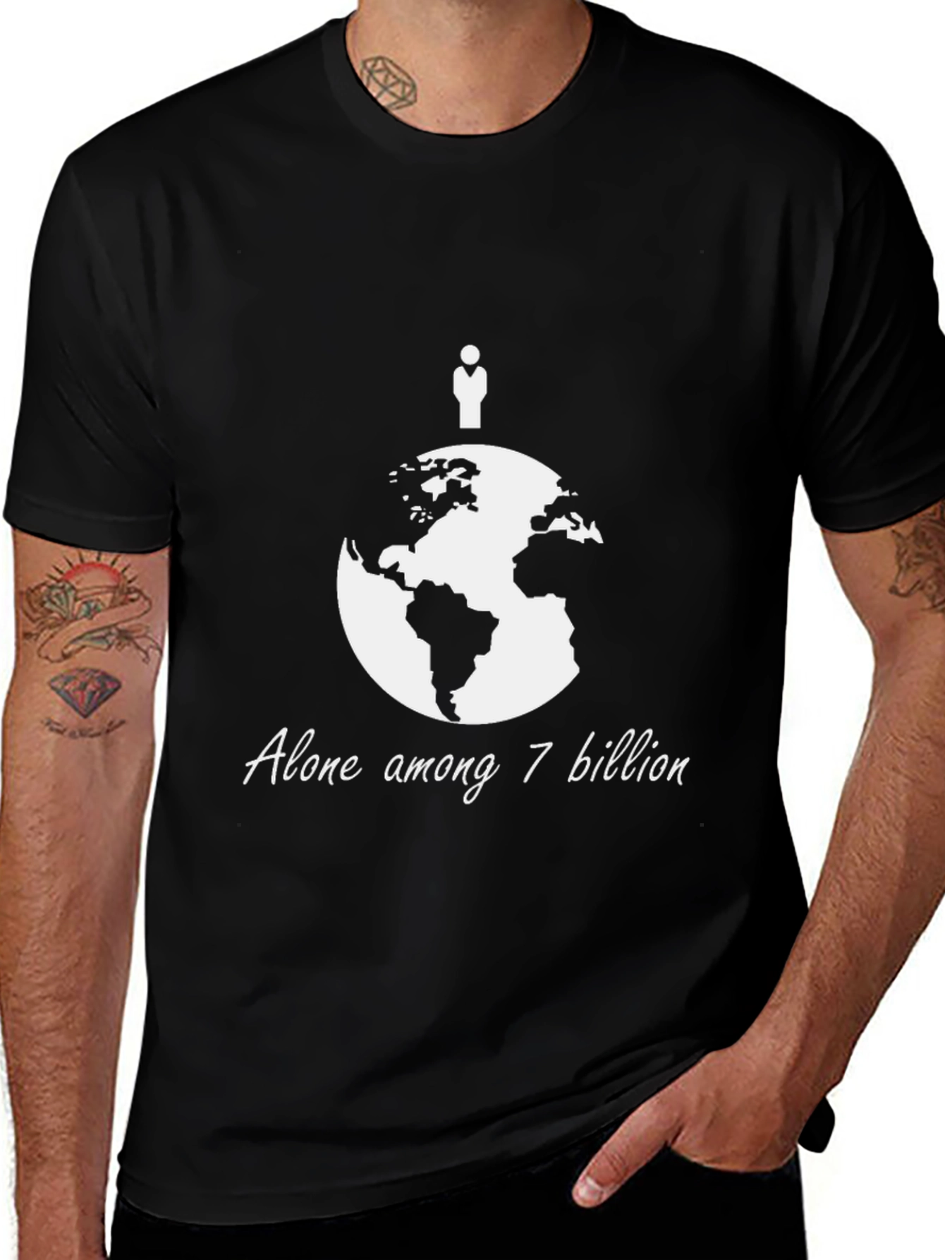 Alone Among 7 Billion Graphic Tee