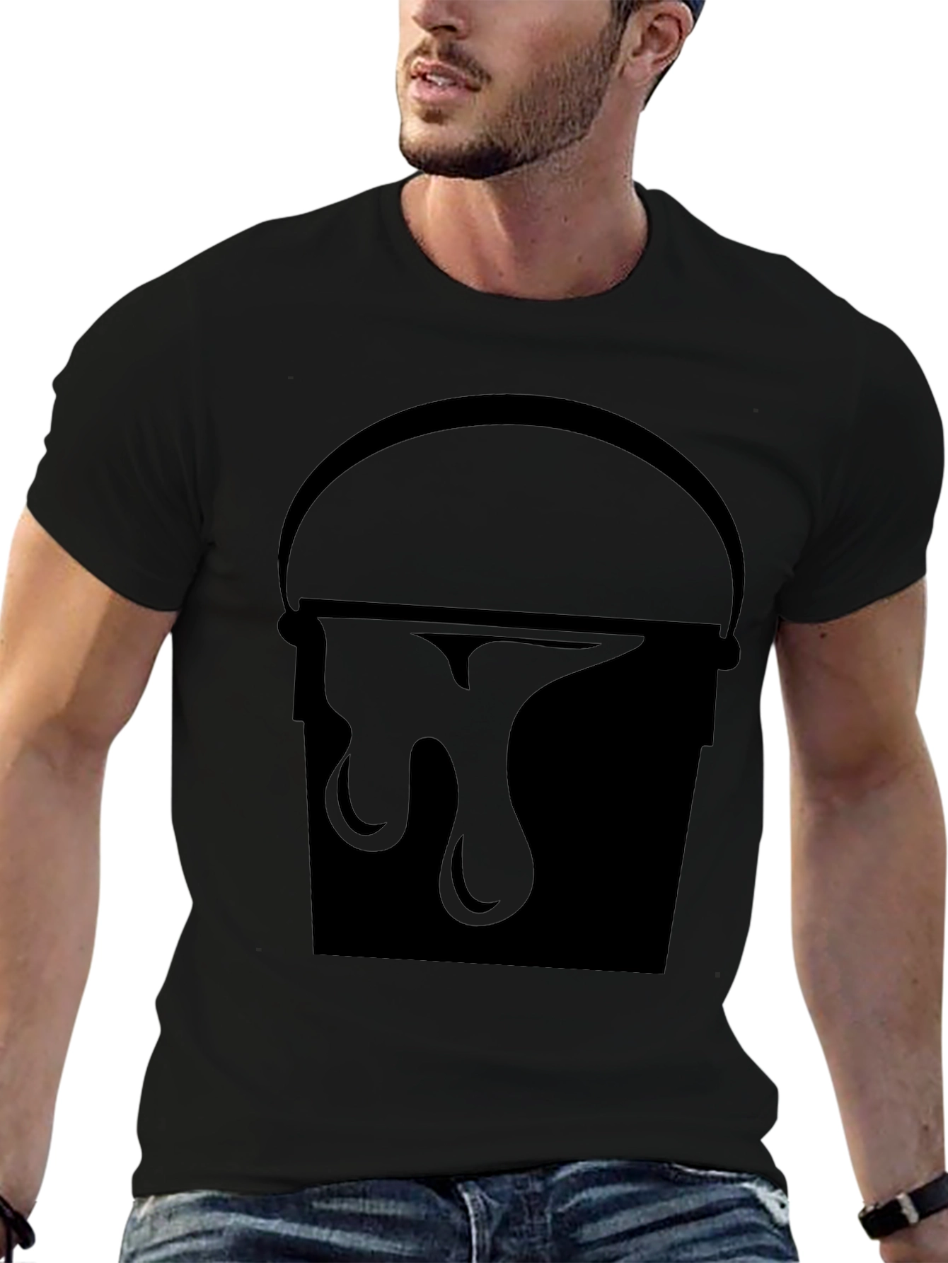 Paint Bucket T-Shirt - Stylish Graphic Tee