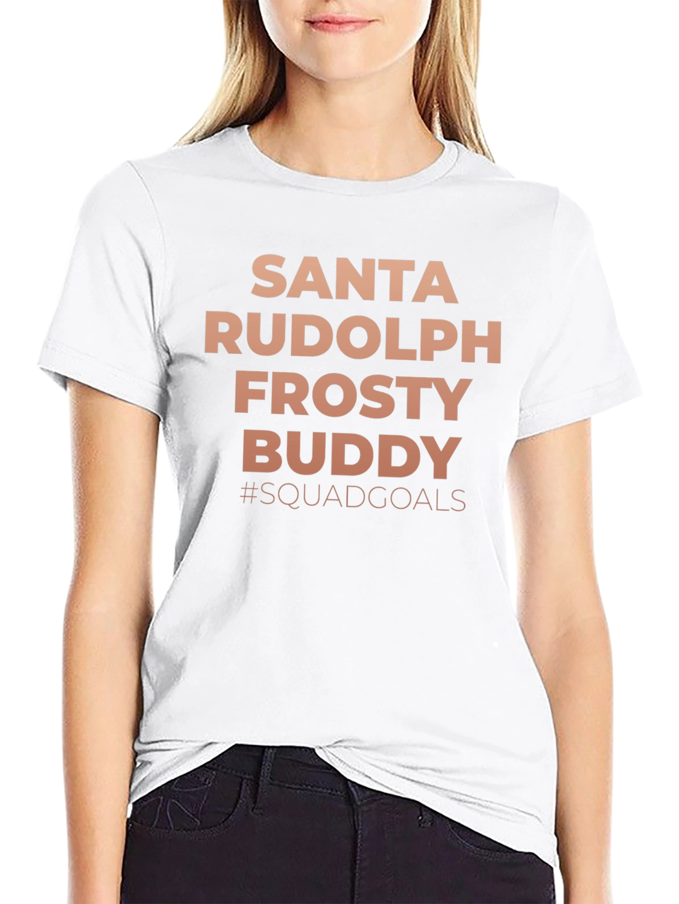 Santa Rudolph Frosty Buddy #Squadgoals T-Shirt