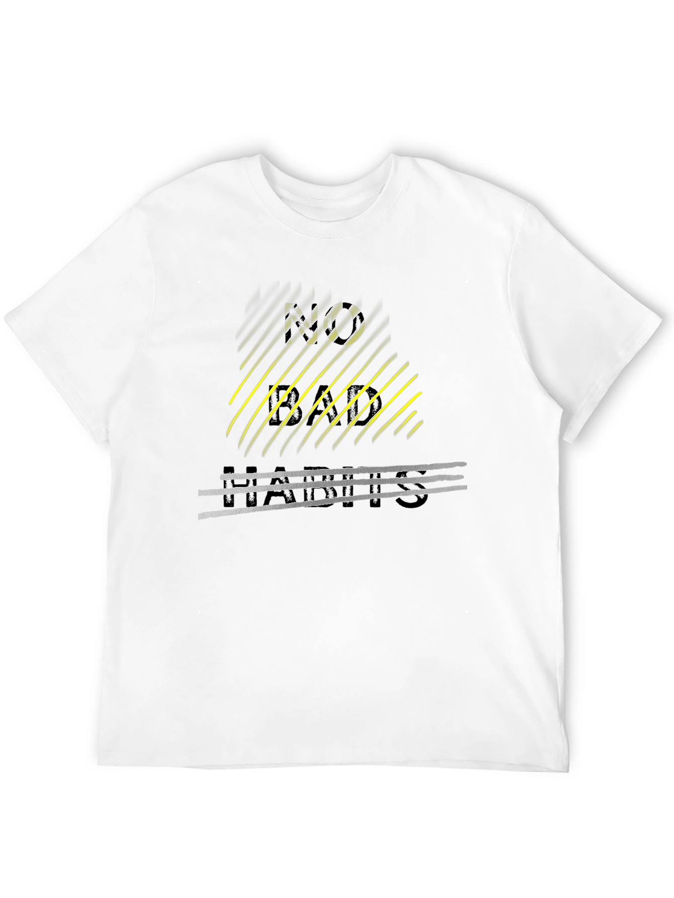 Edgy No Limits Graphic Tee - Black