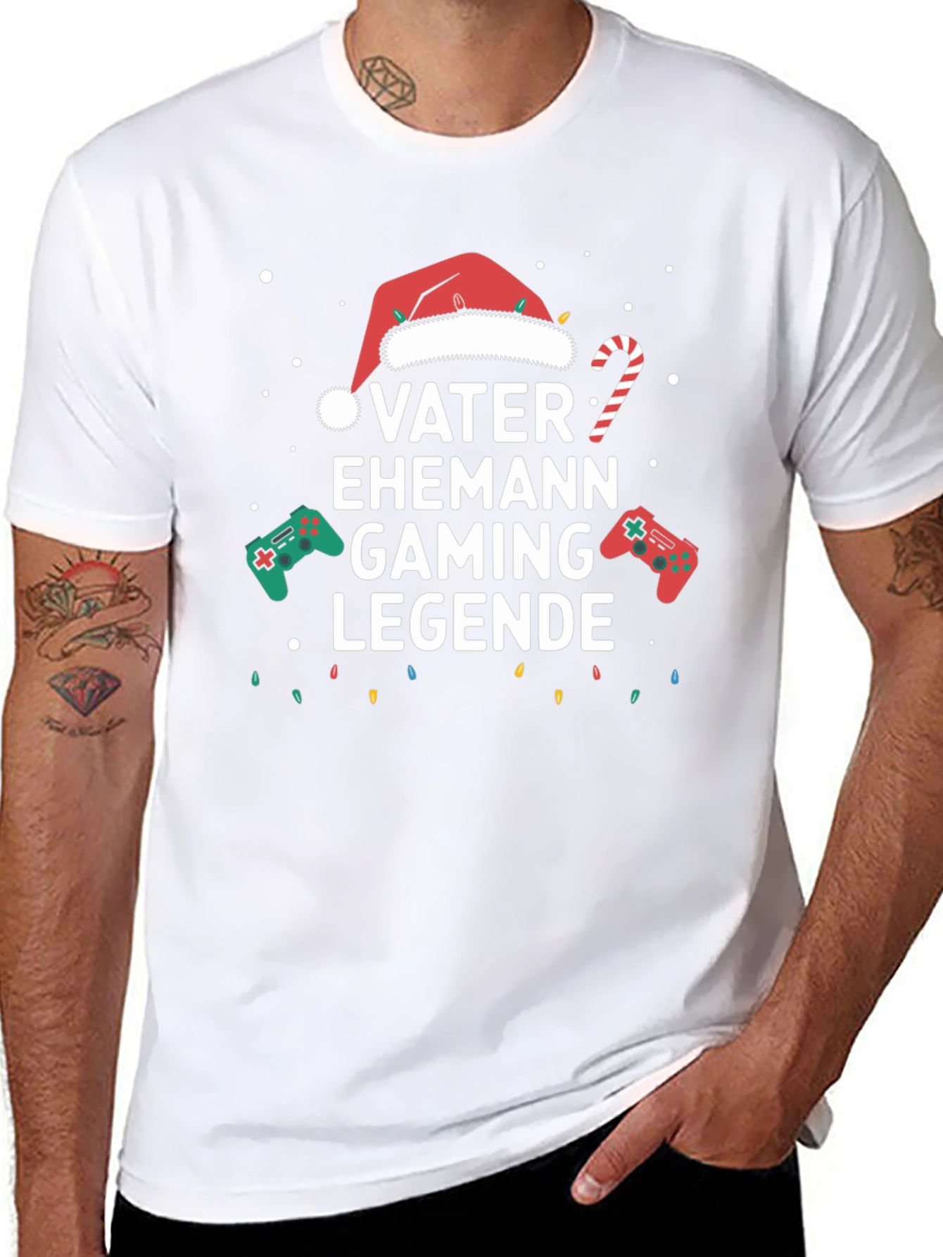 VATER Ehemann Gaming Legende Christmas T-Shirt