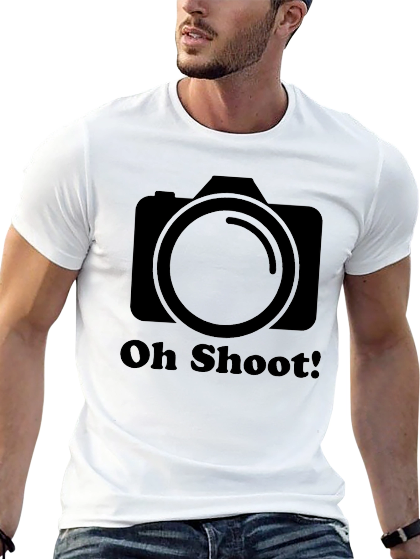 Oh Shoot! Camera Graphic Tee