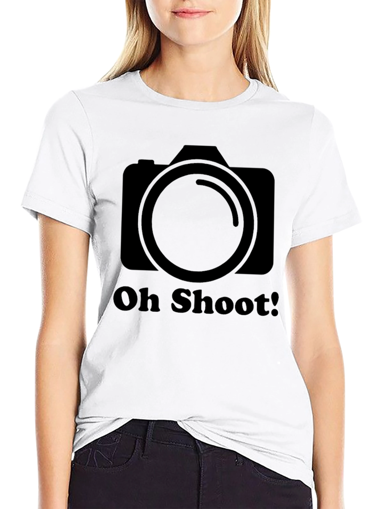 Oh Shoot! Camera Graphic Tee