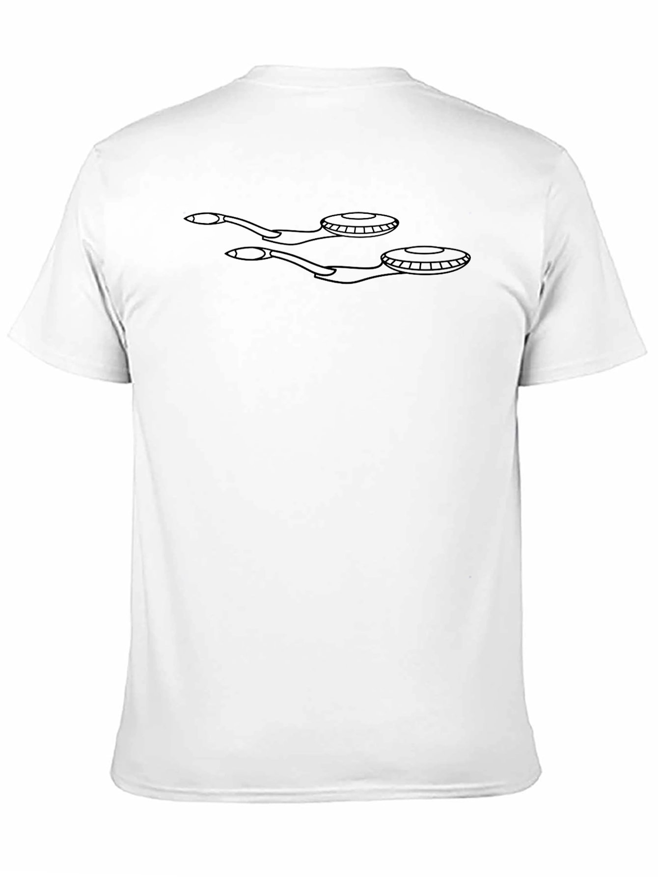 Star Trek Inspired Graphic Black T-Shirt