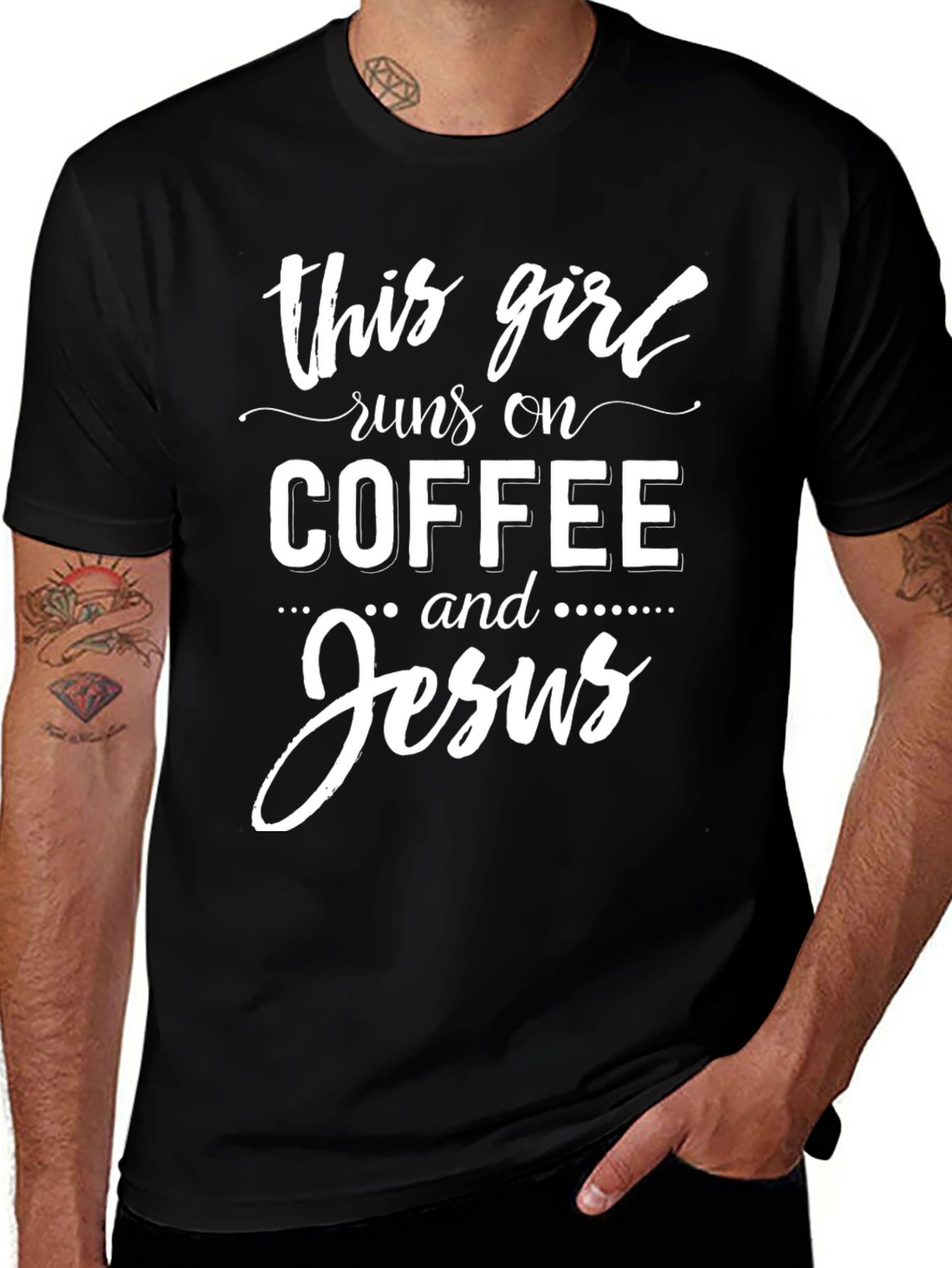 Coffee and Jesus Graphic T-Shirt