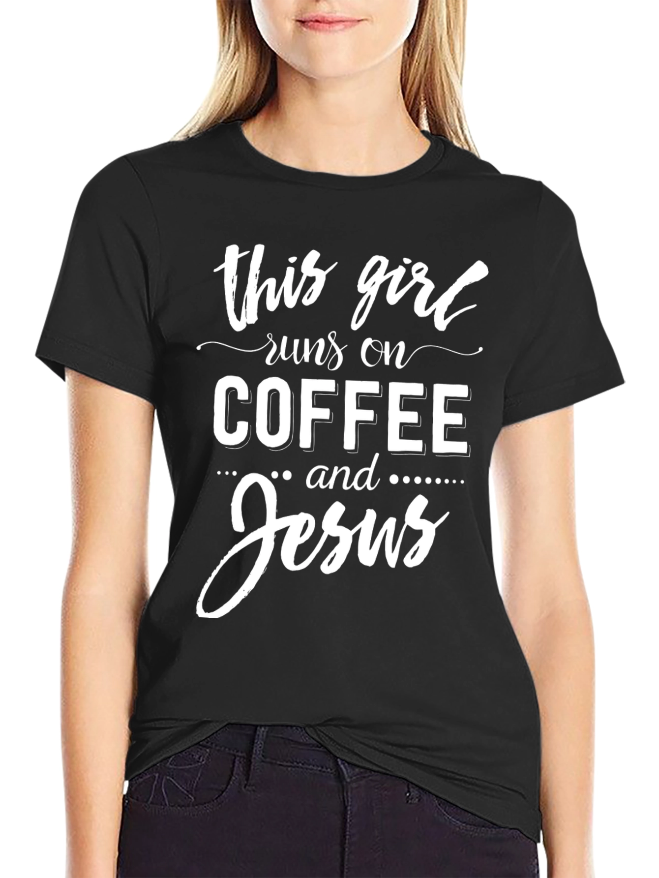 Coffee and Jesus Graphic T-Shirt