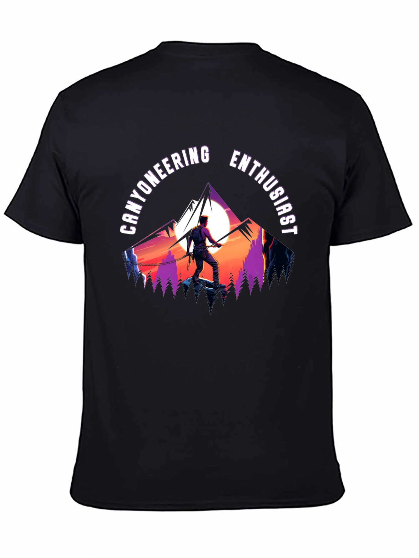 Canyoneering Enthusiast Graphic T-Shirt