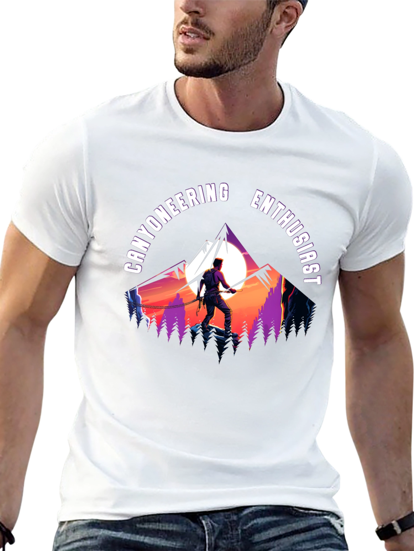 Canyoneering Enthusiast Graphic T-Shirt
