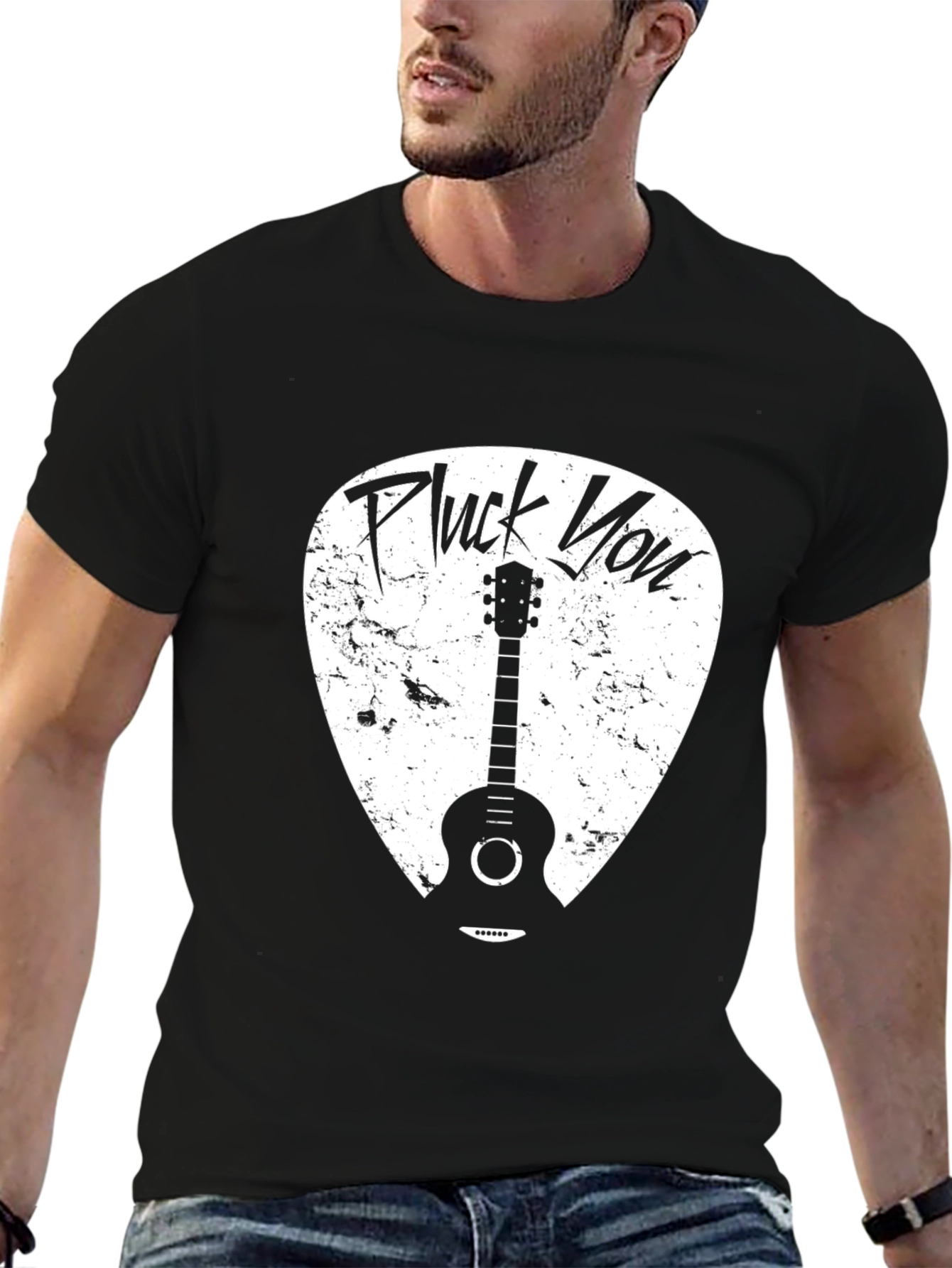 Pluck You Guitar T-Shirt - Music Lover Tee