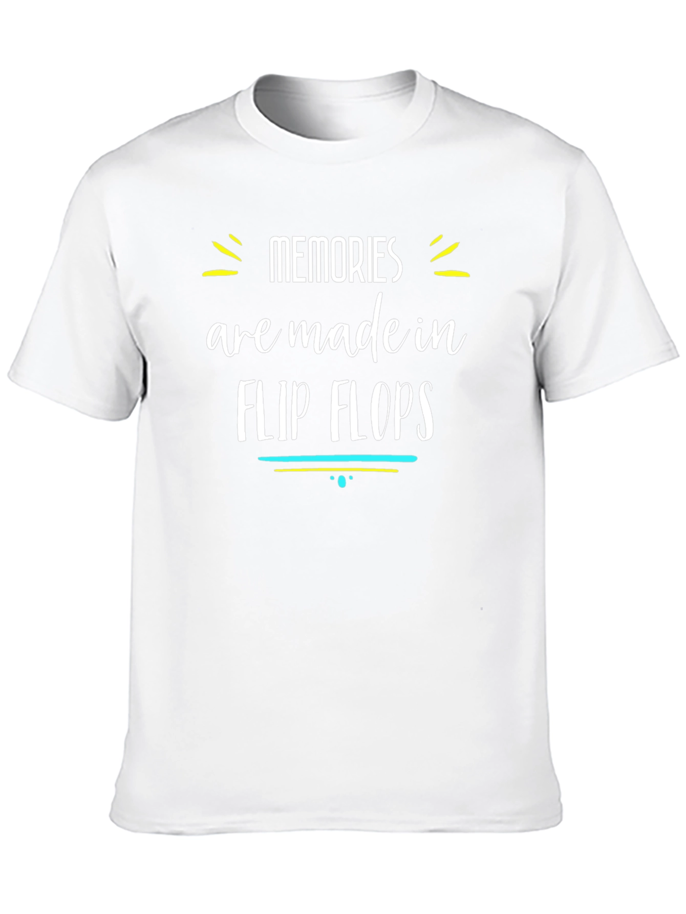 Memories Are Made In Flip Flops Graphic T-Shirt