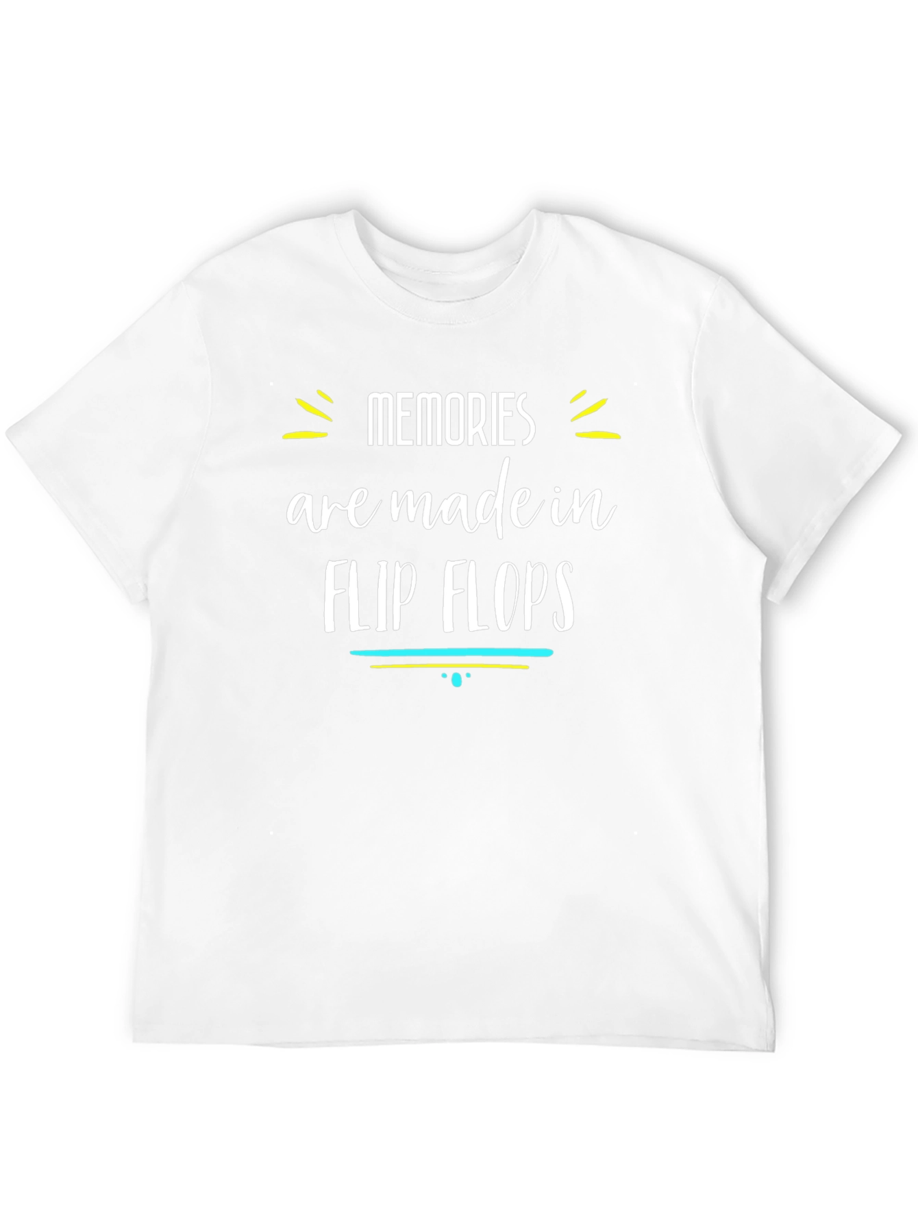 Memories Are Made In Flip Flops Graphic T-Shirt