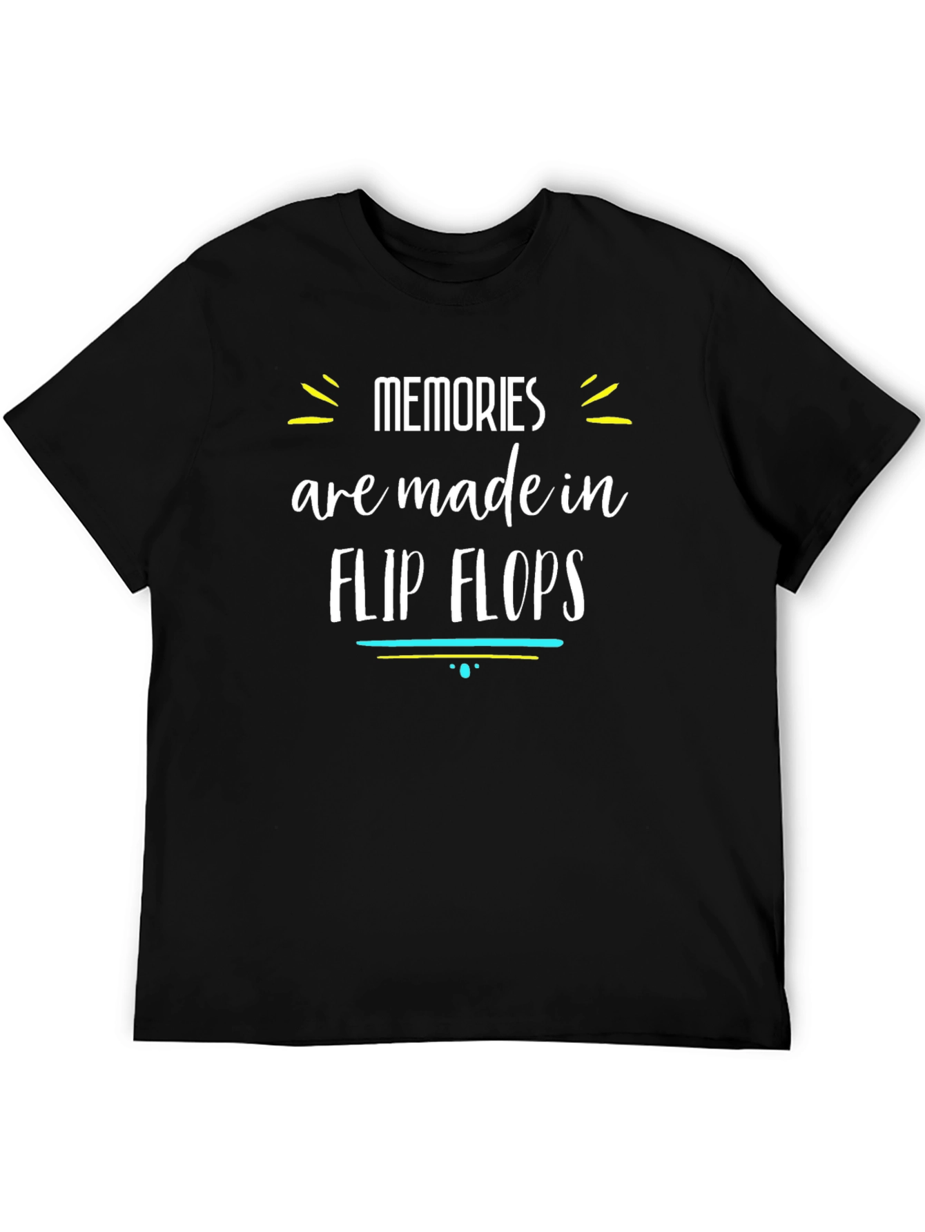 Memories Are Made In Flip Flops Graphic T-Shirt