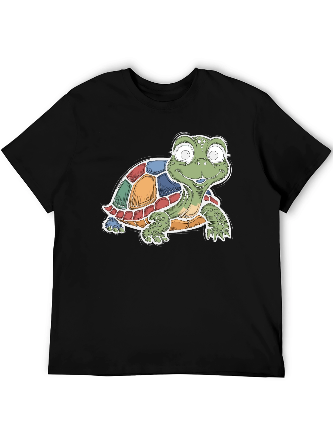 Cartoon Turtle Graphic Tee - Fun & Unique