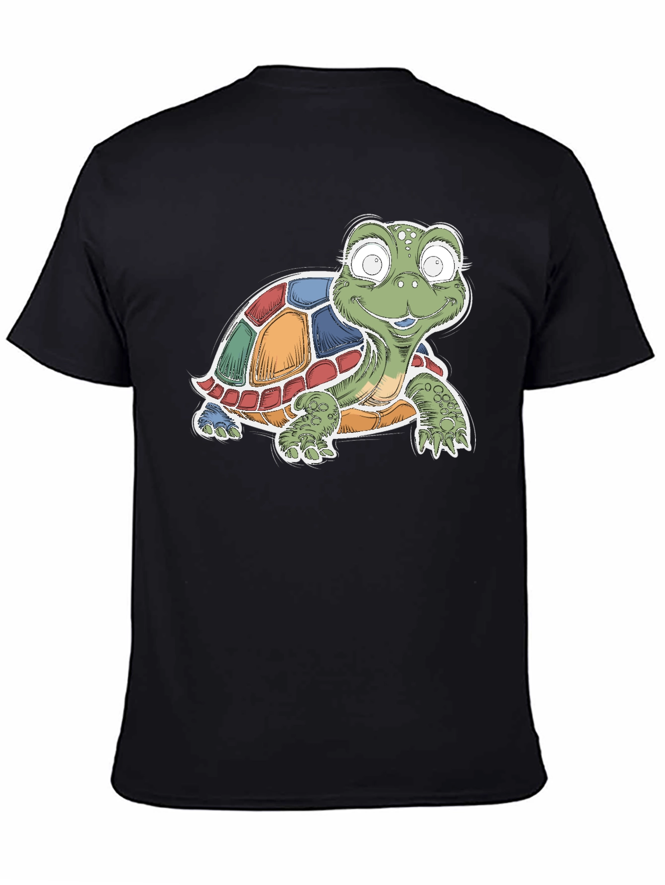 Cartoon Turtle Graphic Tee - Fun & Unique