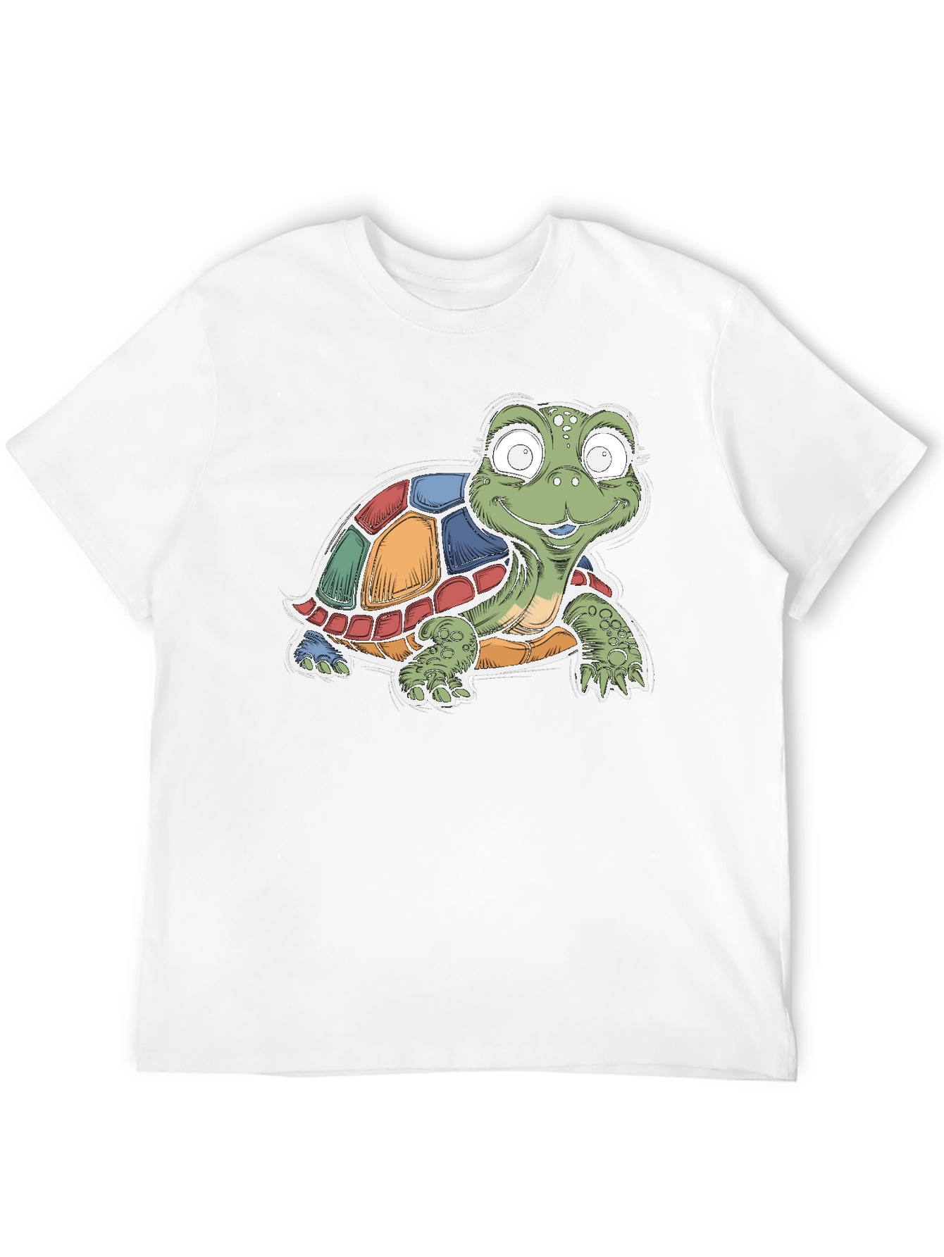 Cartoon Turtle Graphic Tee - Fun & Unique