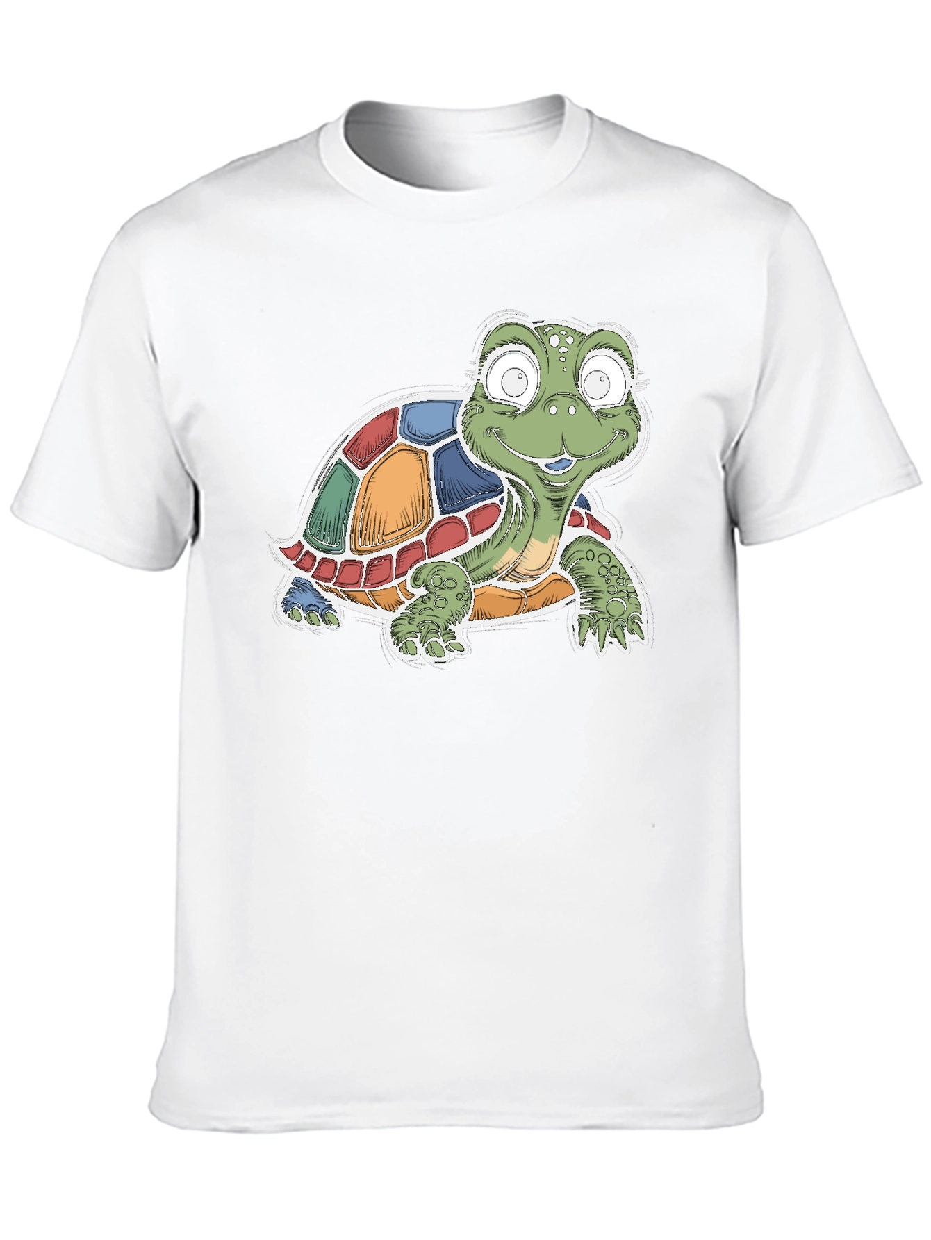 Cartoon Turtle Graphic Tee - Fun & Unique