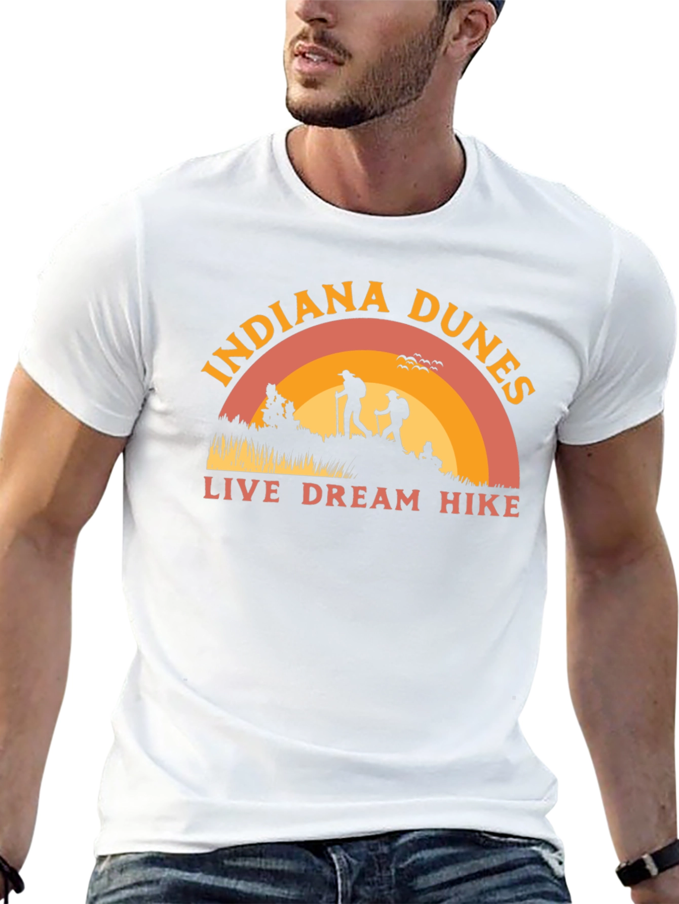 Indiana Dunes Live Dream Hike Graphic Tee