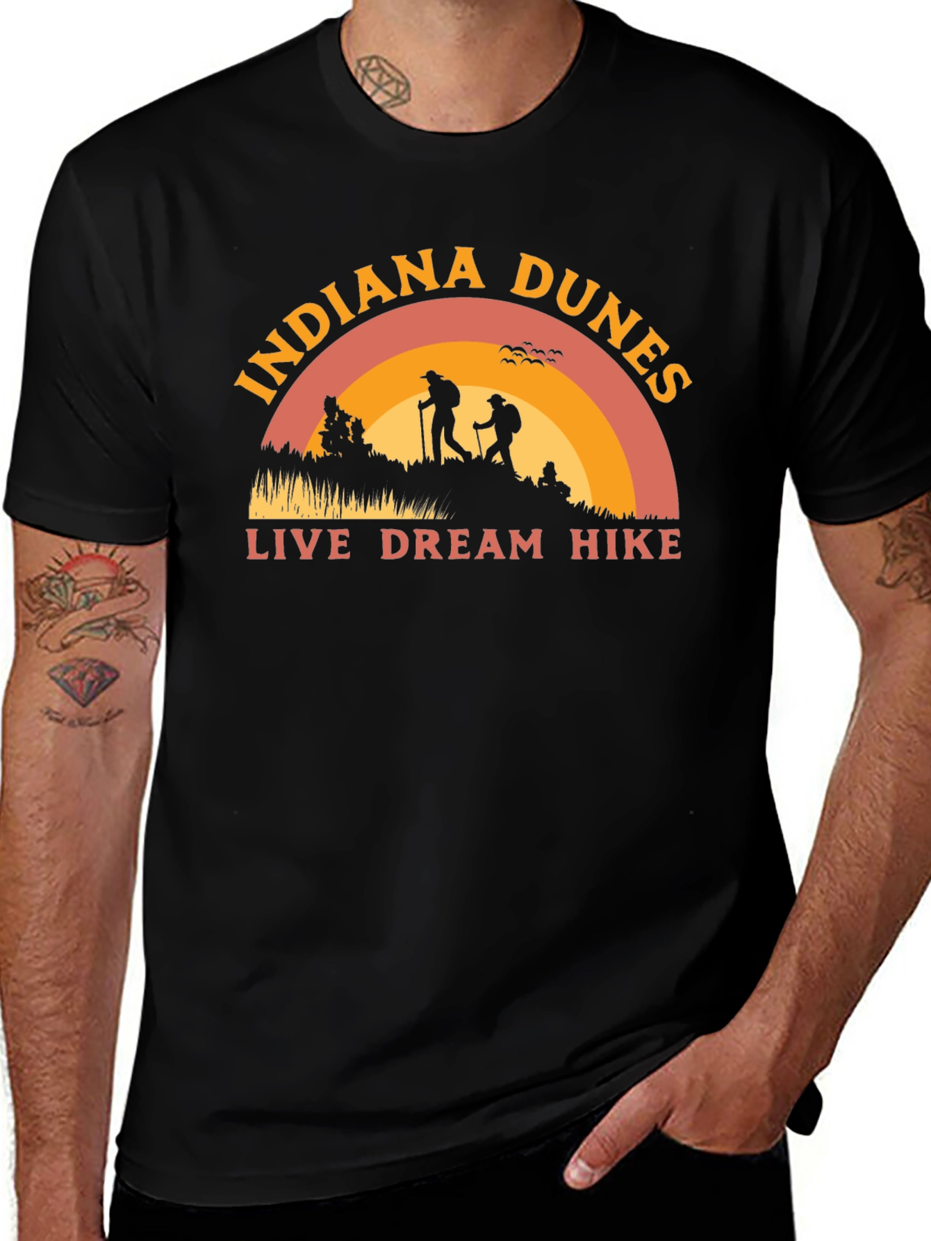 Indiana Dunes Live Dream Hike Graphic Tee