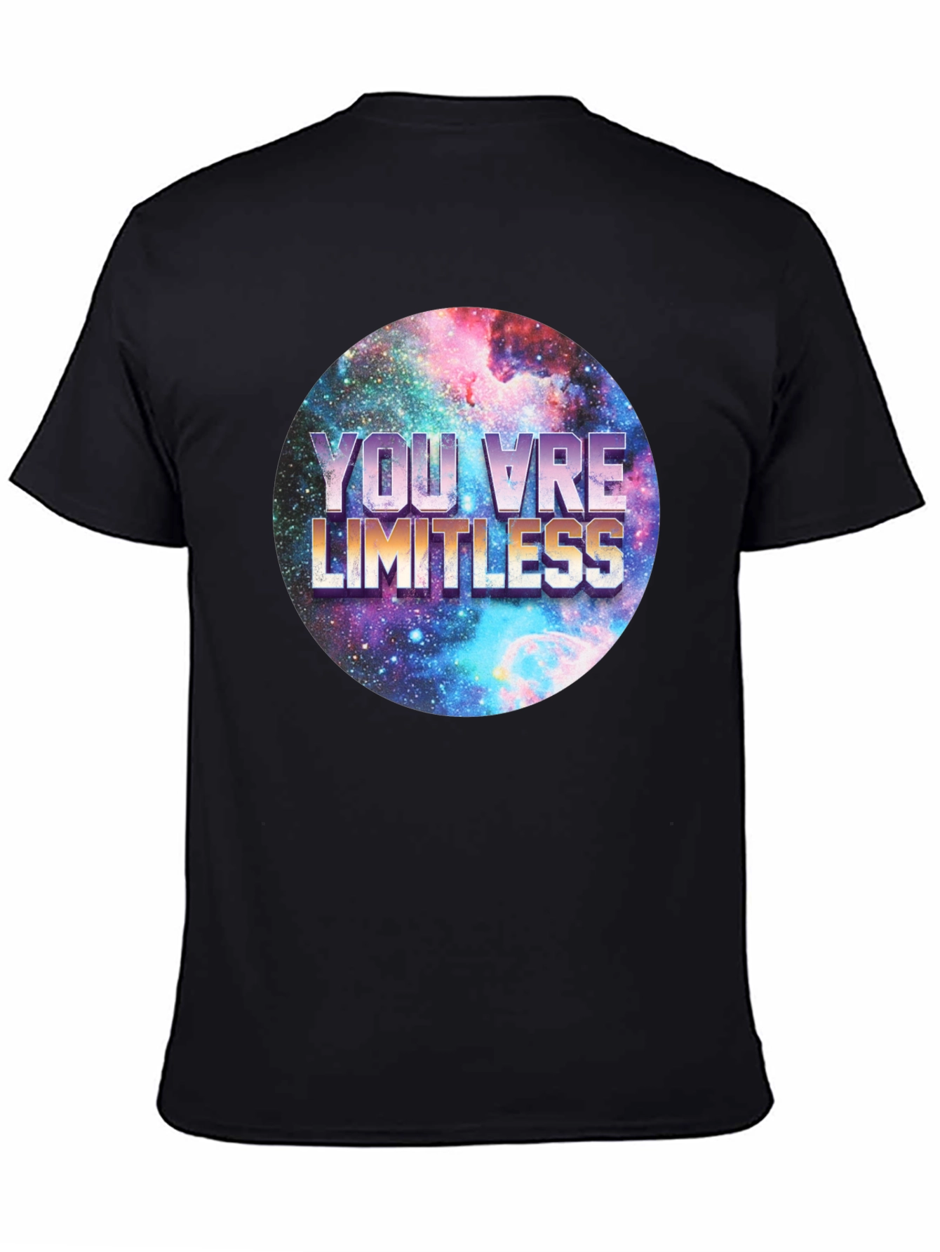 Limitless Galaxy Graphic Tee - Mens Black T-Shirt