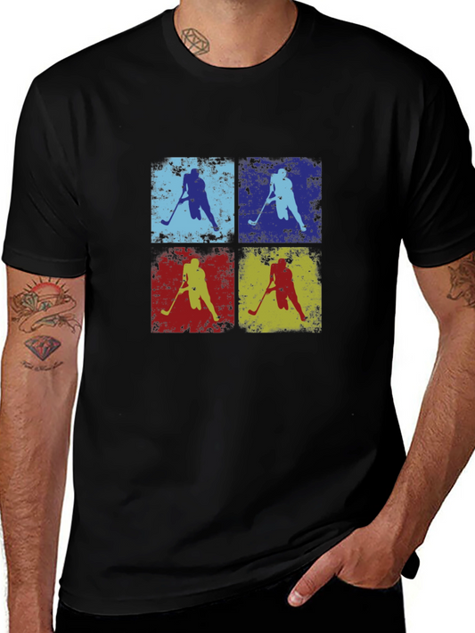 Vintage Hockey Player T-Shirt