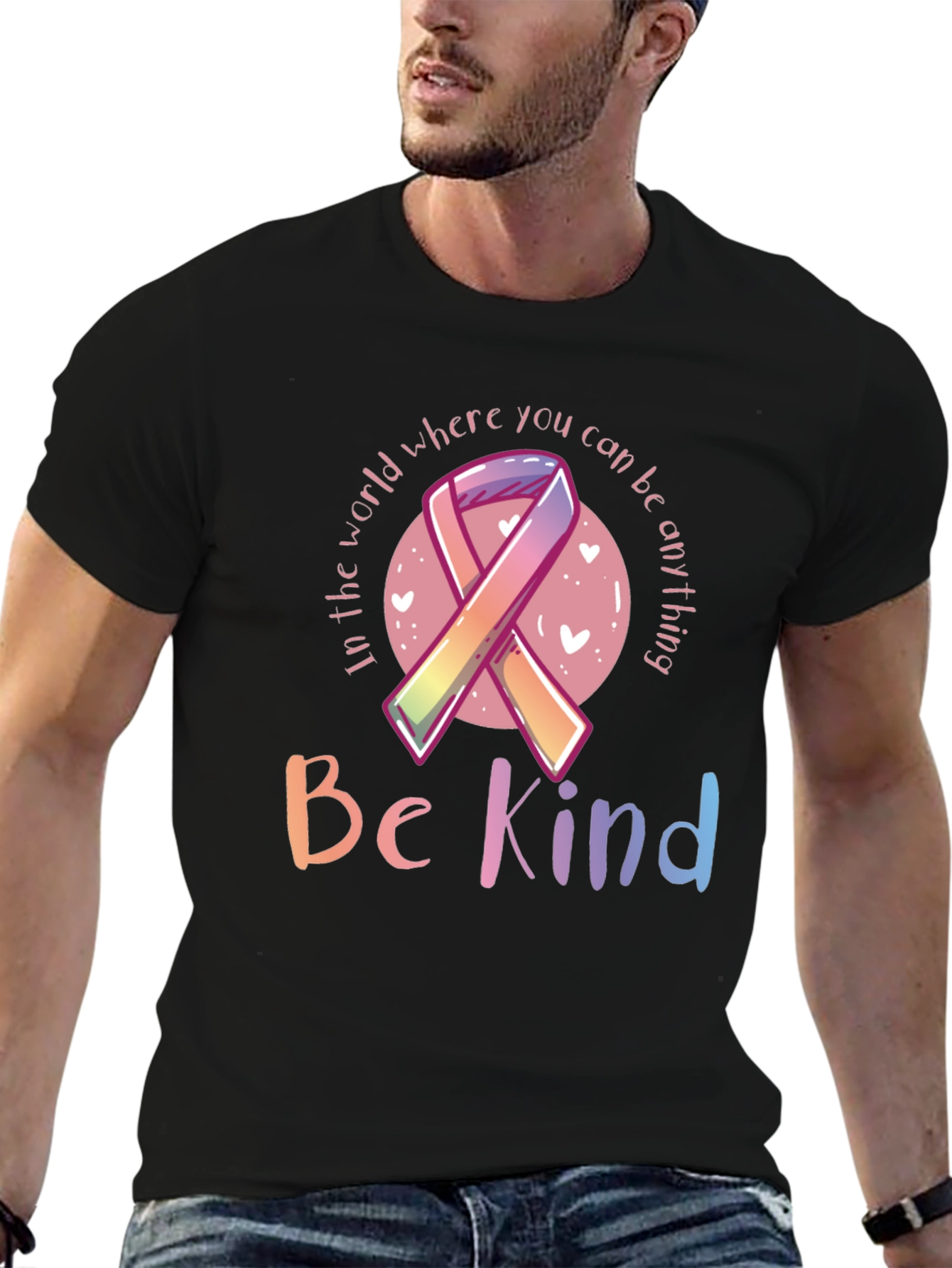 Be Kind Ribbon Graphic Tee
