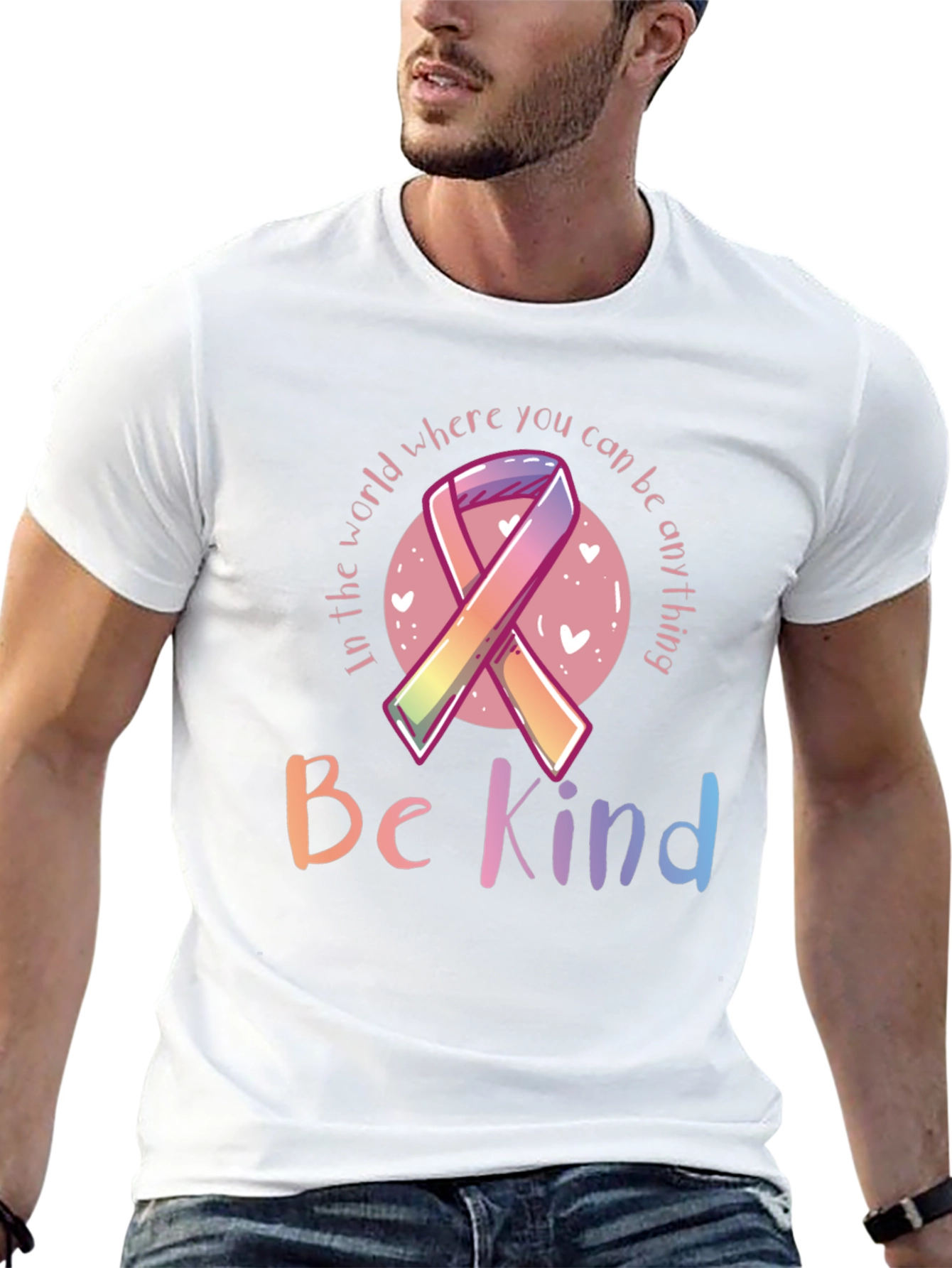 Be Kind Ribbon Graphic Tee