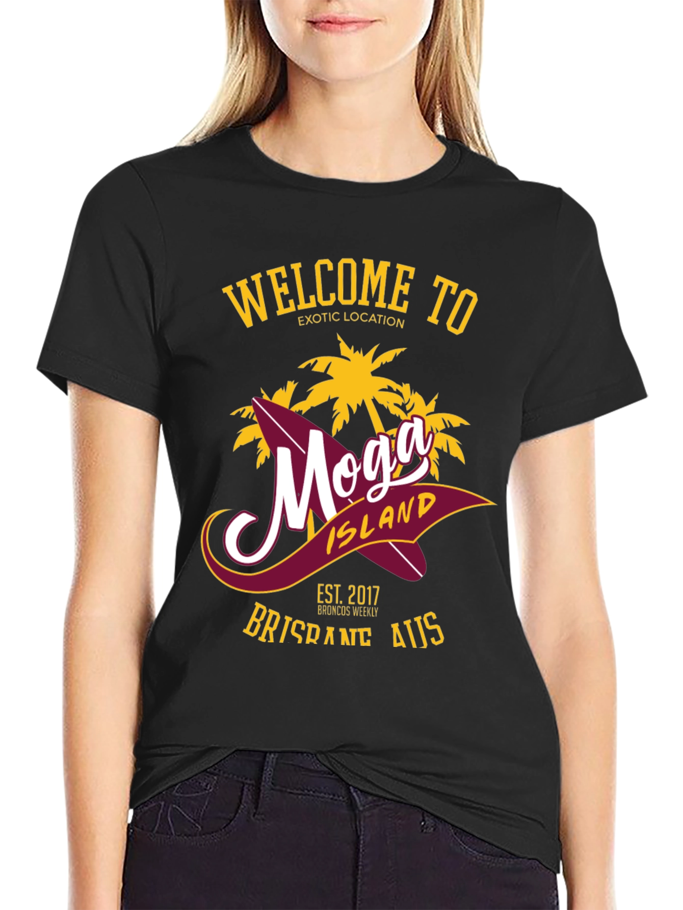 Moga Island Graphic Tee - Brisbane AUS
