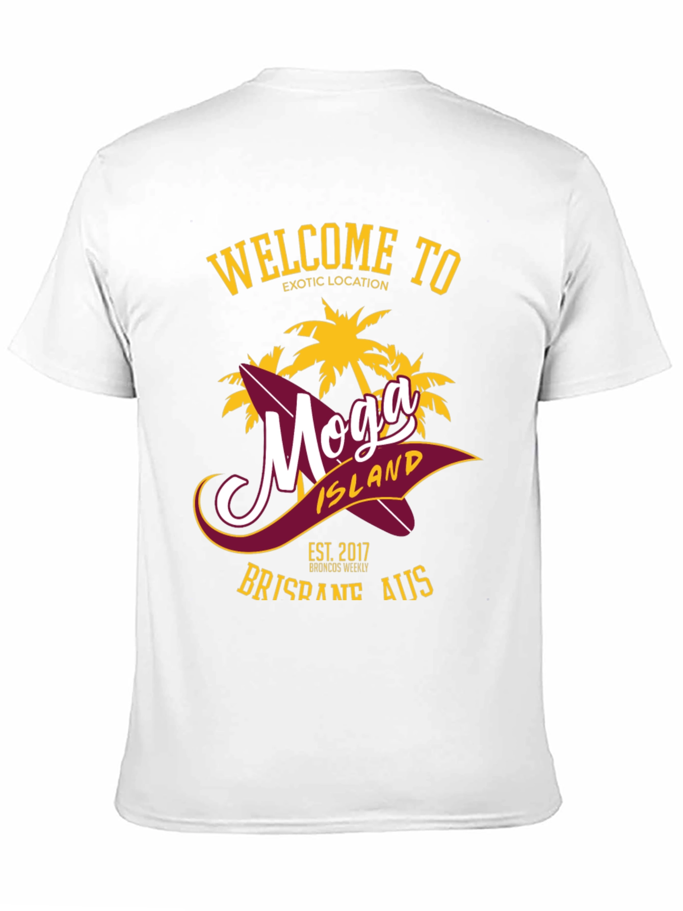 Moga Island Graphic Tee - Brisbane AUS
