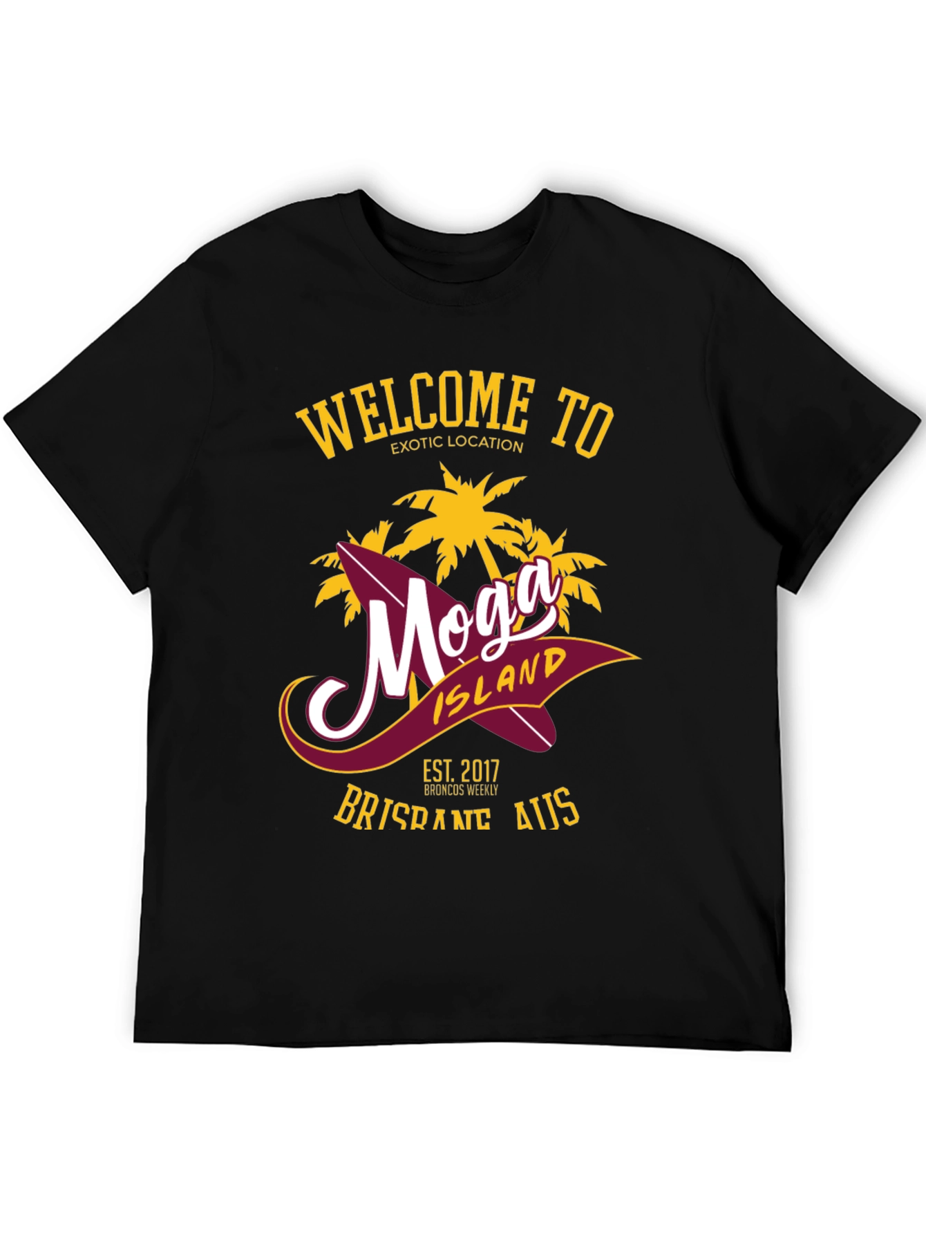 Moga Island Graphic Tee - Brisbane AUS