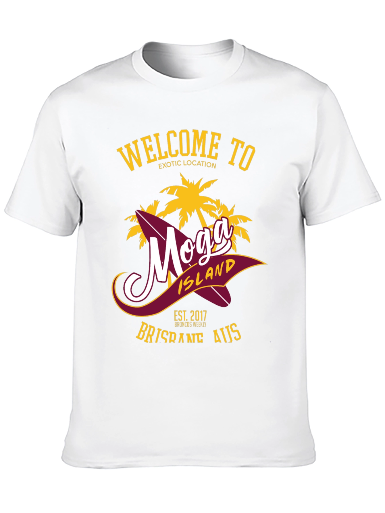 Moga Island Graphic Tee - Brisbane AUS