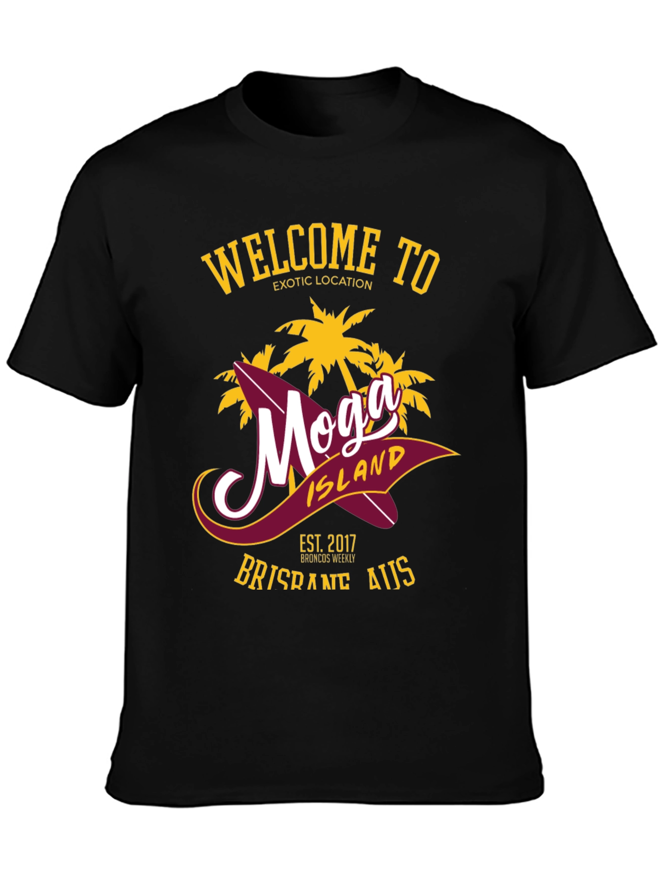 Moga Island Graphic Tee - Brisbane AUS