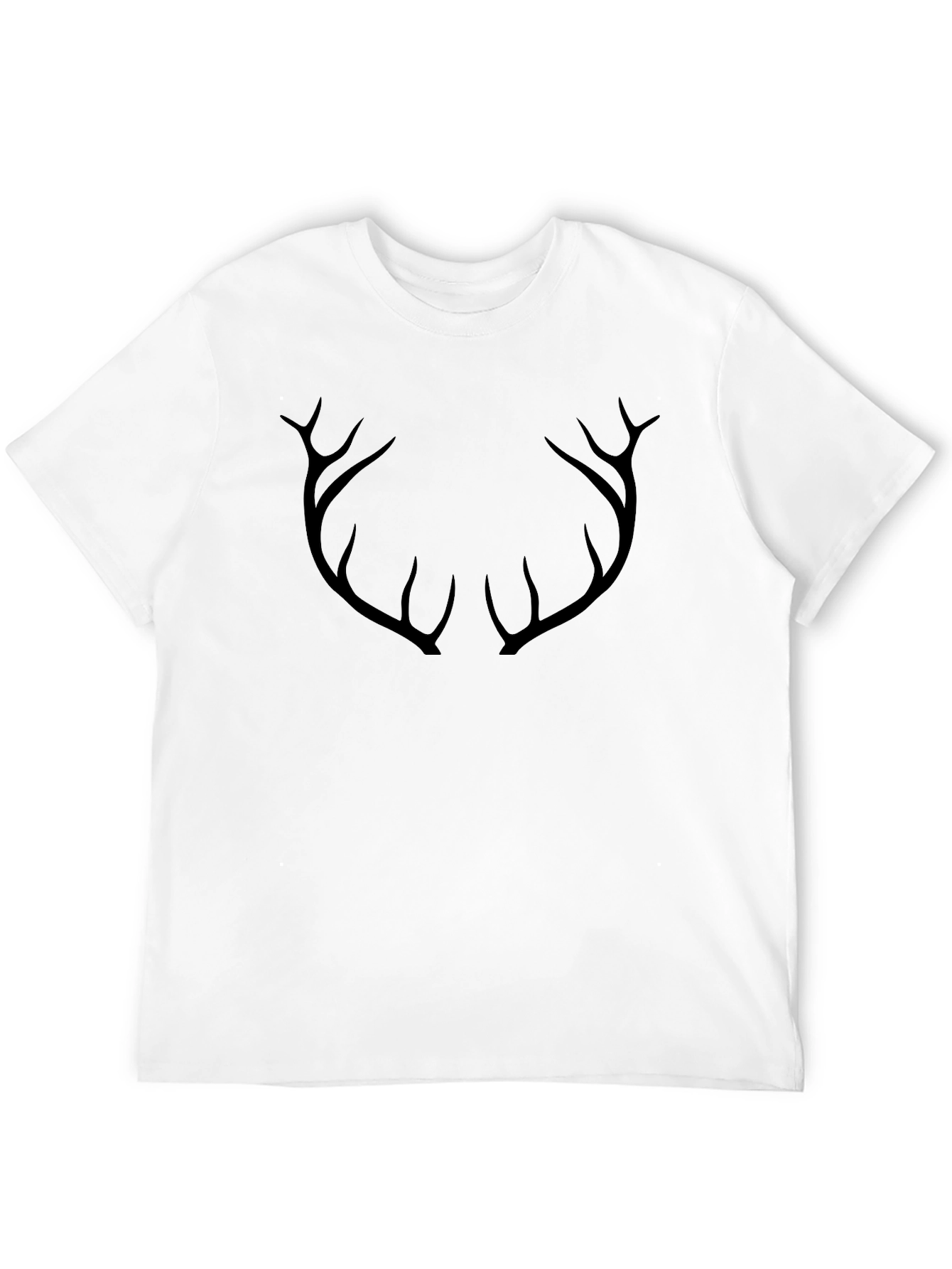 Antler Graphic Mens Black T-Shirt