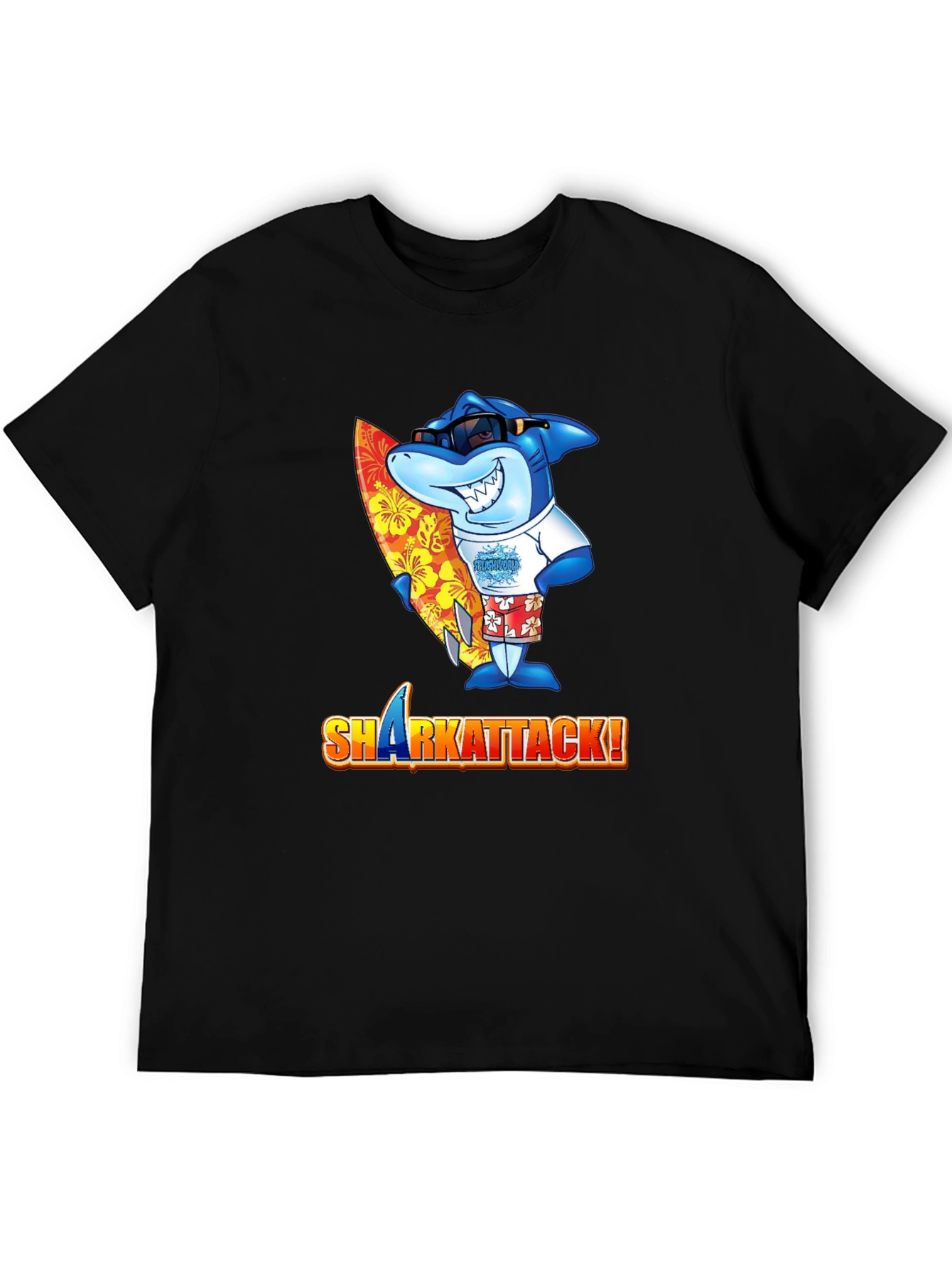 Shark Attack Graphic Tee - Surfs Up!
