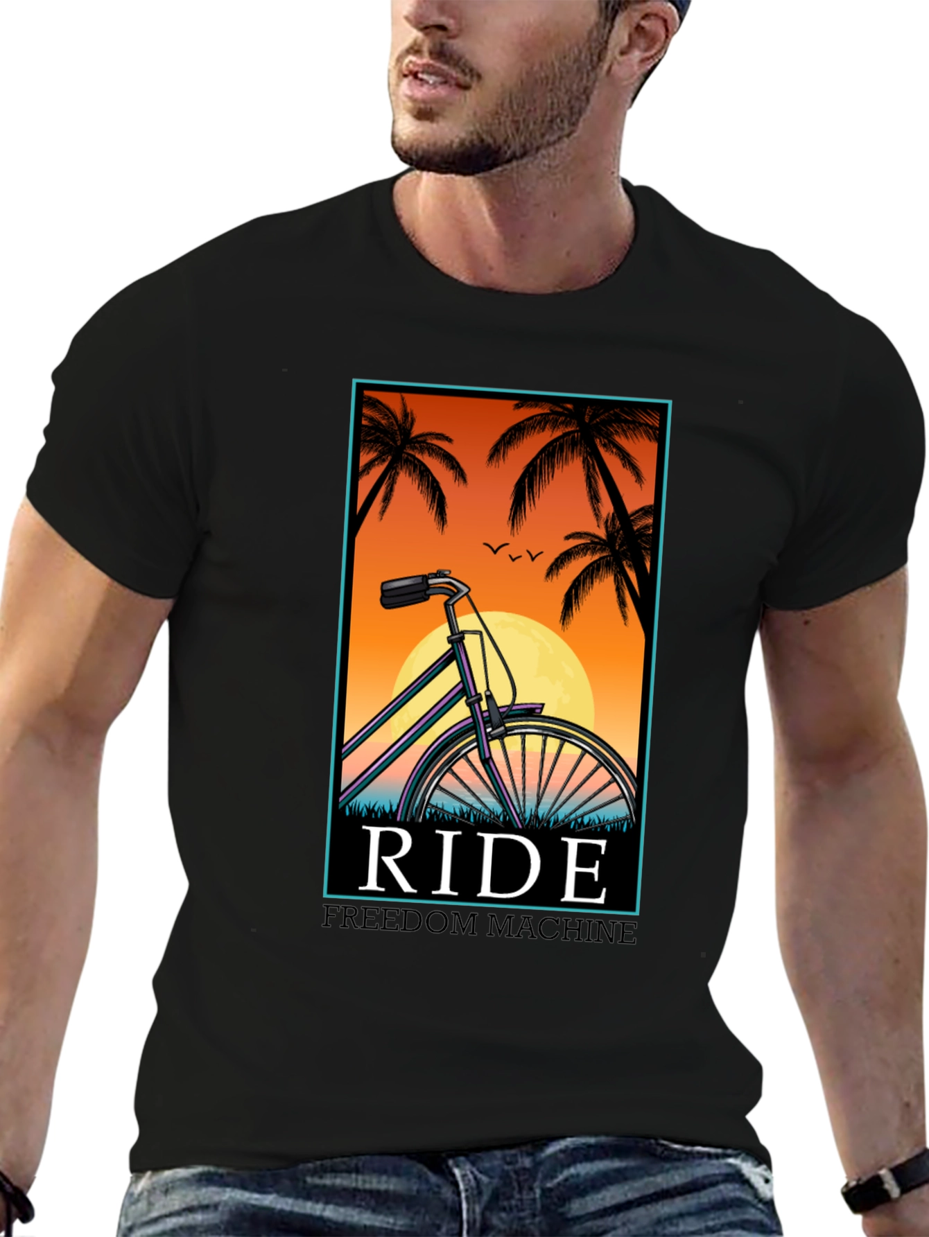 Ride Freedom Machine Graphic Tee