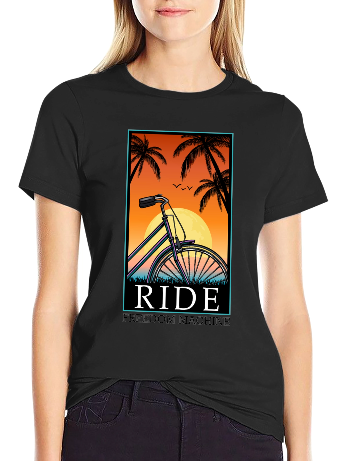 Ride Freedom Machine Graphic Tee