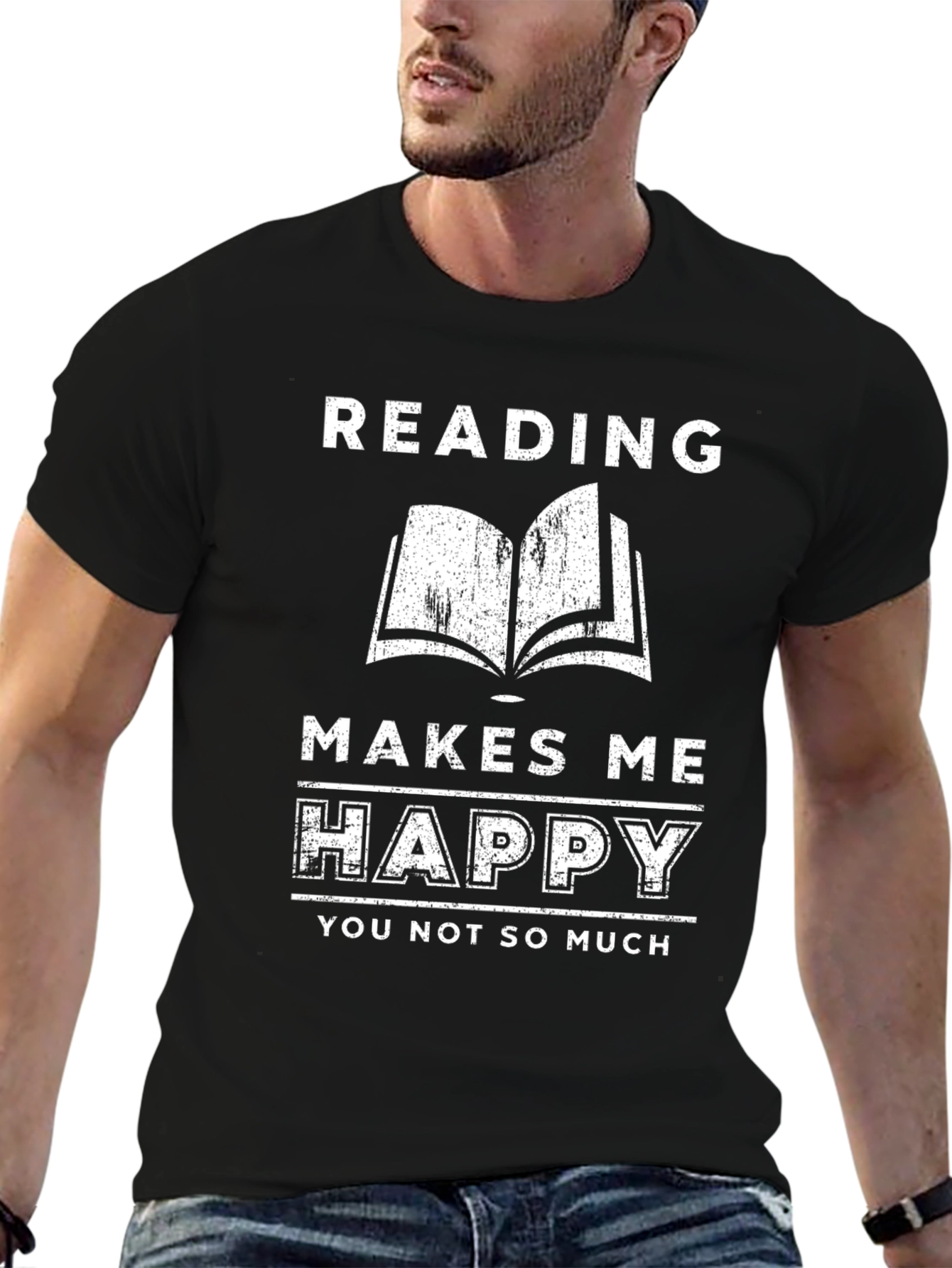 Reading Makes Me Happy T-Shirt