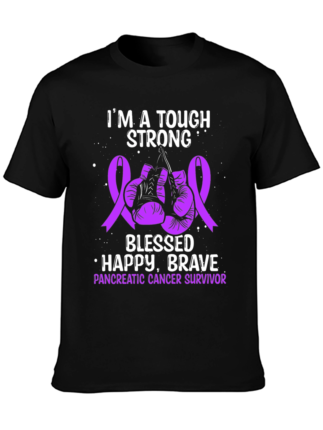 Tough Strong Pancreatic Cancer Survivor T-Shirt