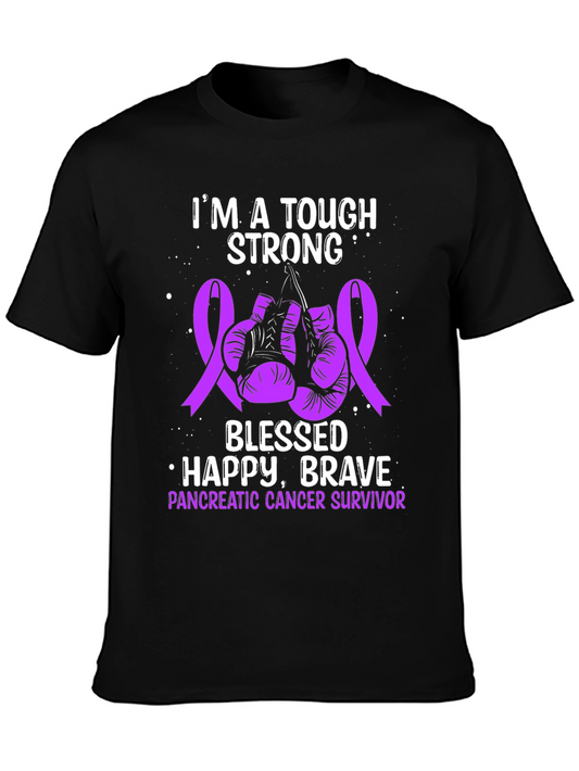 Tough Strong Pancreatic Cancer Survivor T-Shirt