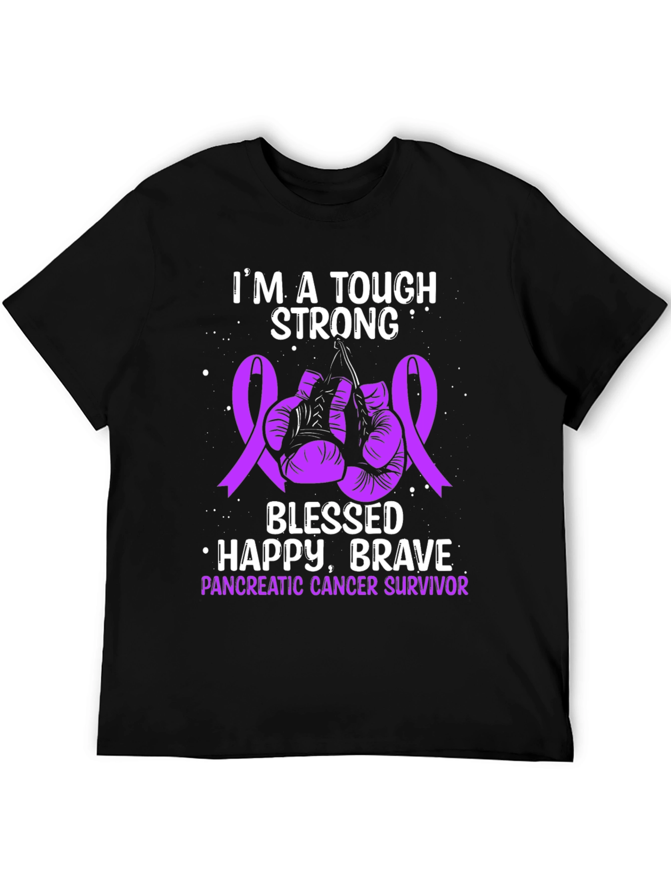 Tough Strong Pancreatic Cancer Survivor T-Shirt