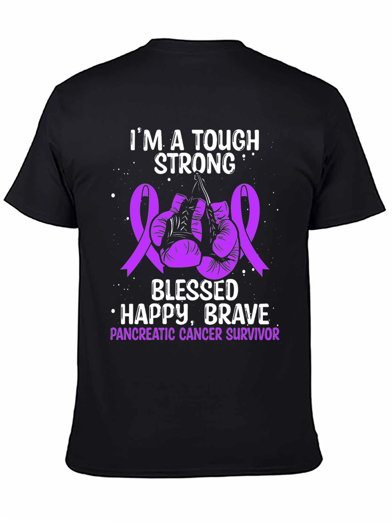 Tough Strong Pancreatic Cancer Survivor T-Shirt