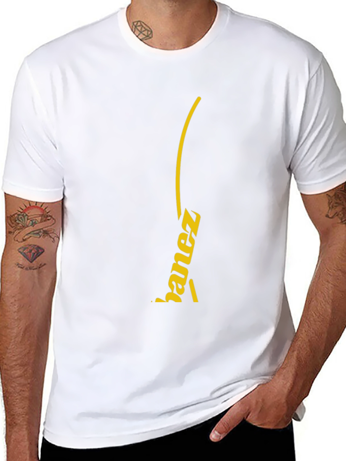 Ibanez Logo Black T-Shirt - Music Fan Apparel