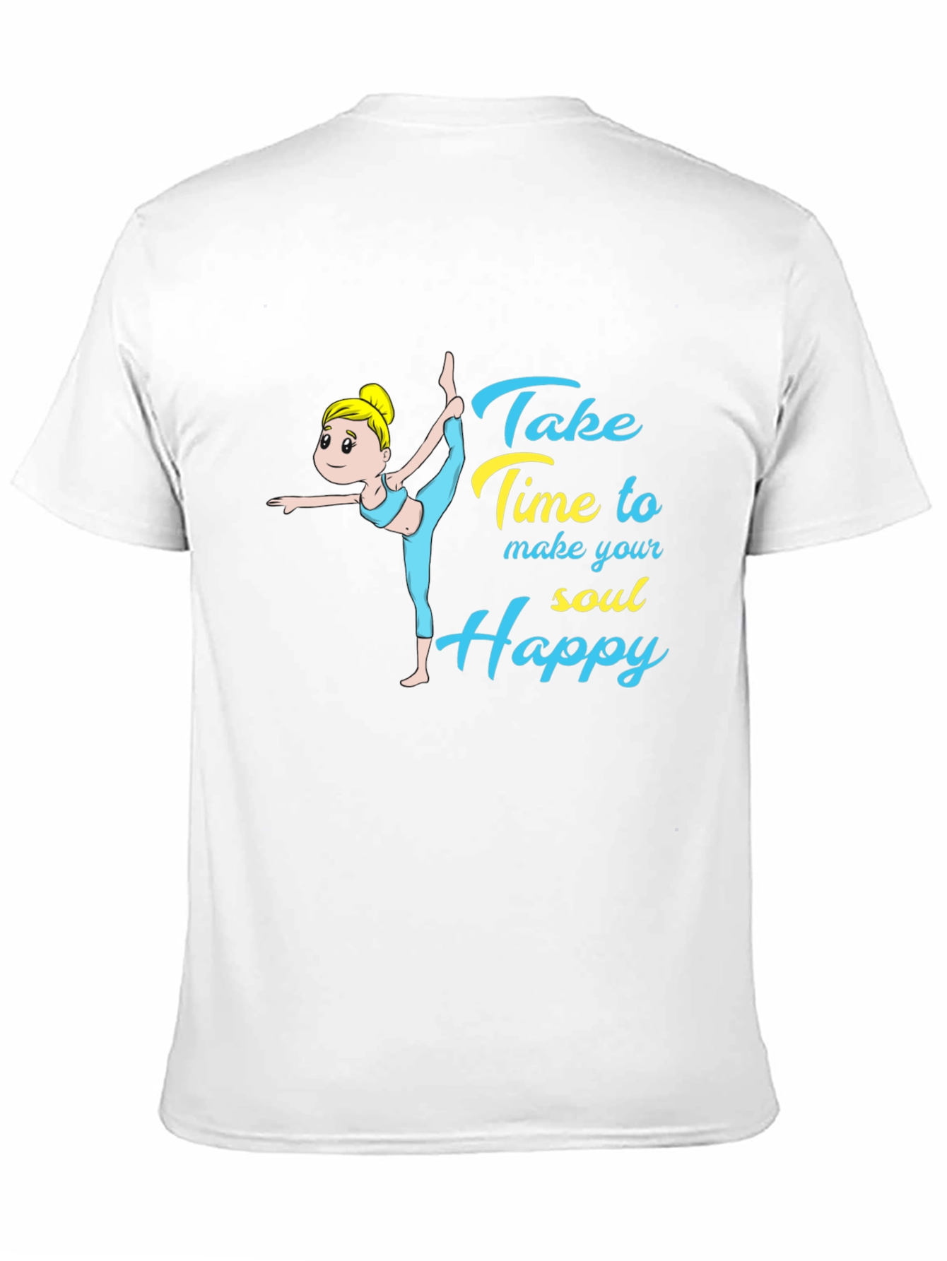 Yoga Soul Happy Graphic T-Shirt