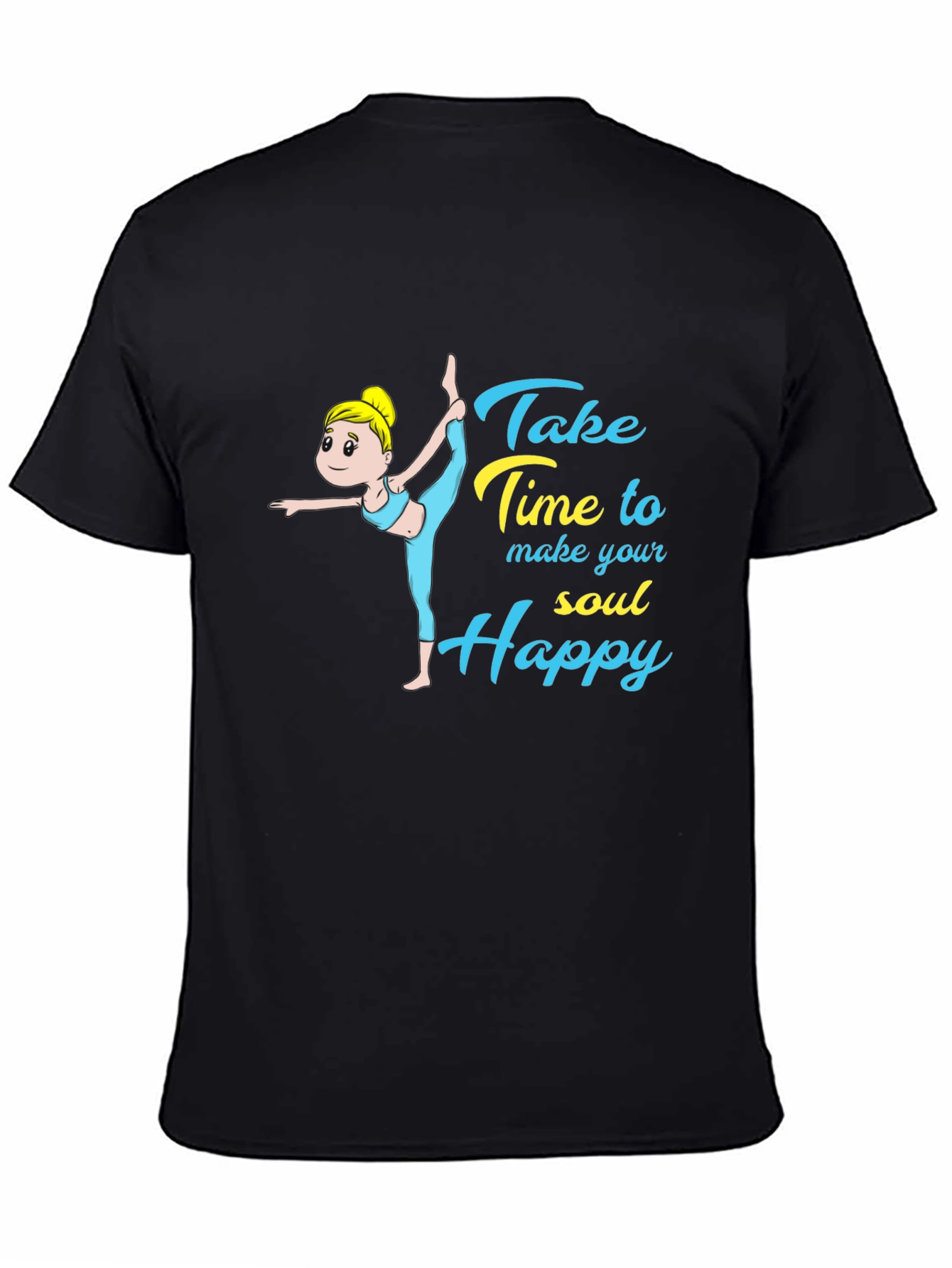 Yoga Soul Happy Graphic T-Shirt