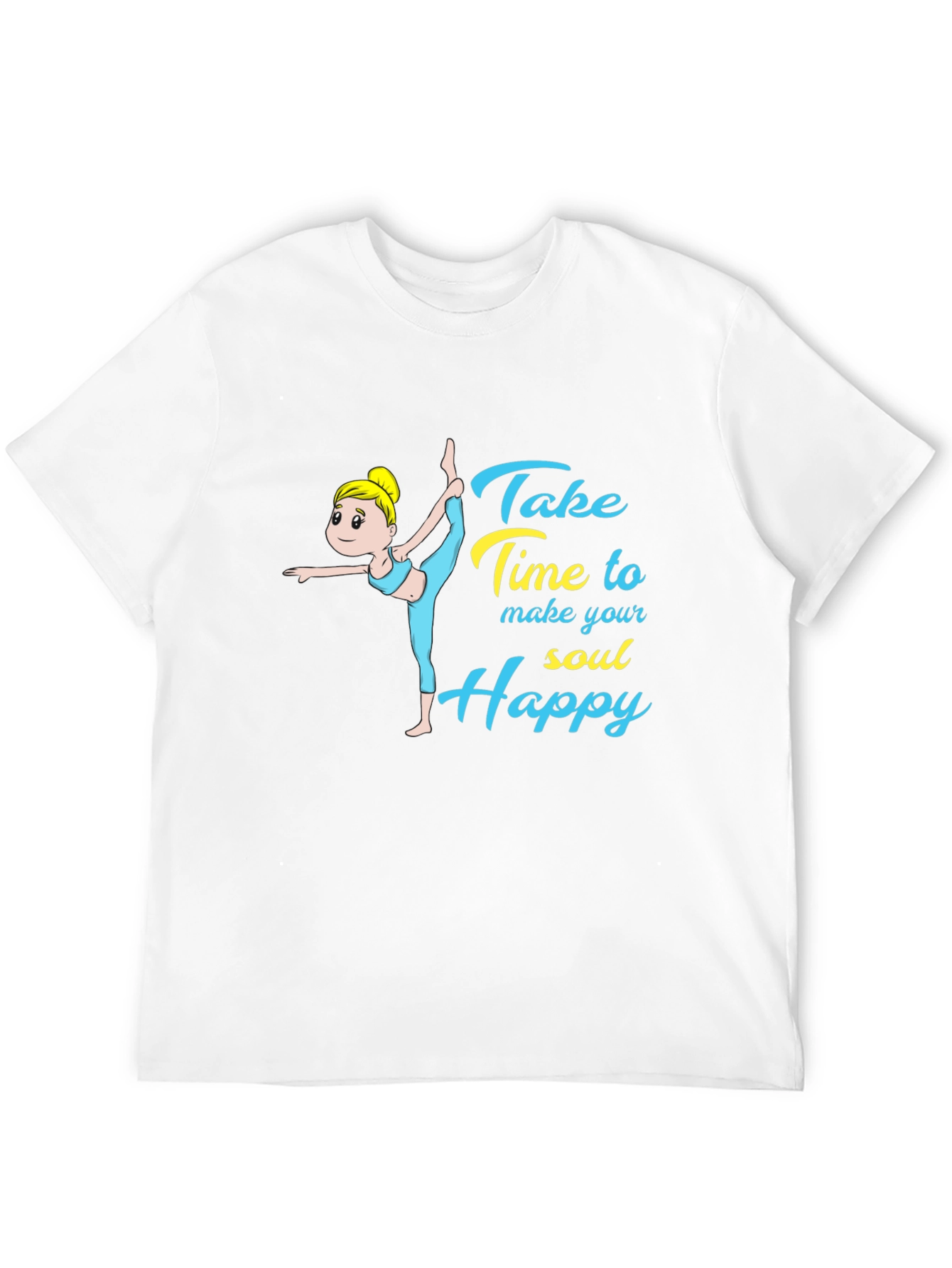 Yoga Soul Happy Graphic T-Shirt