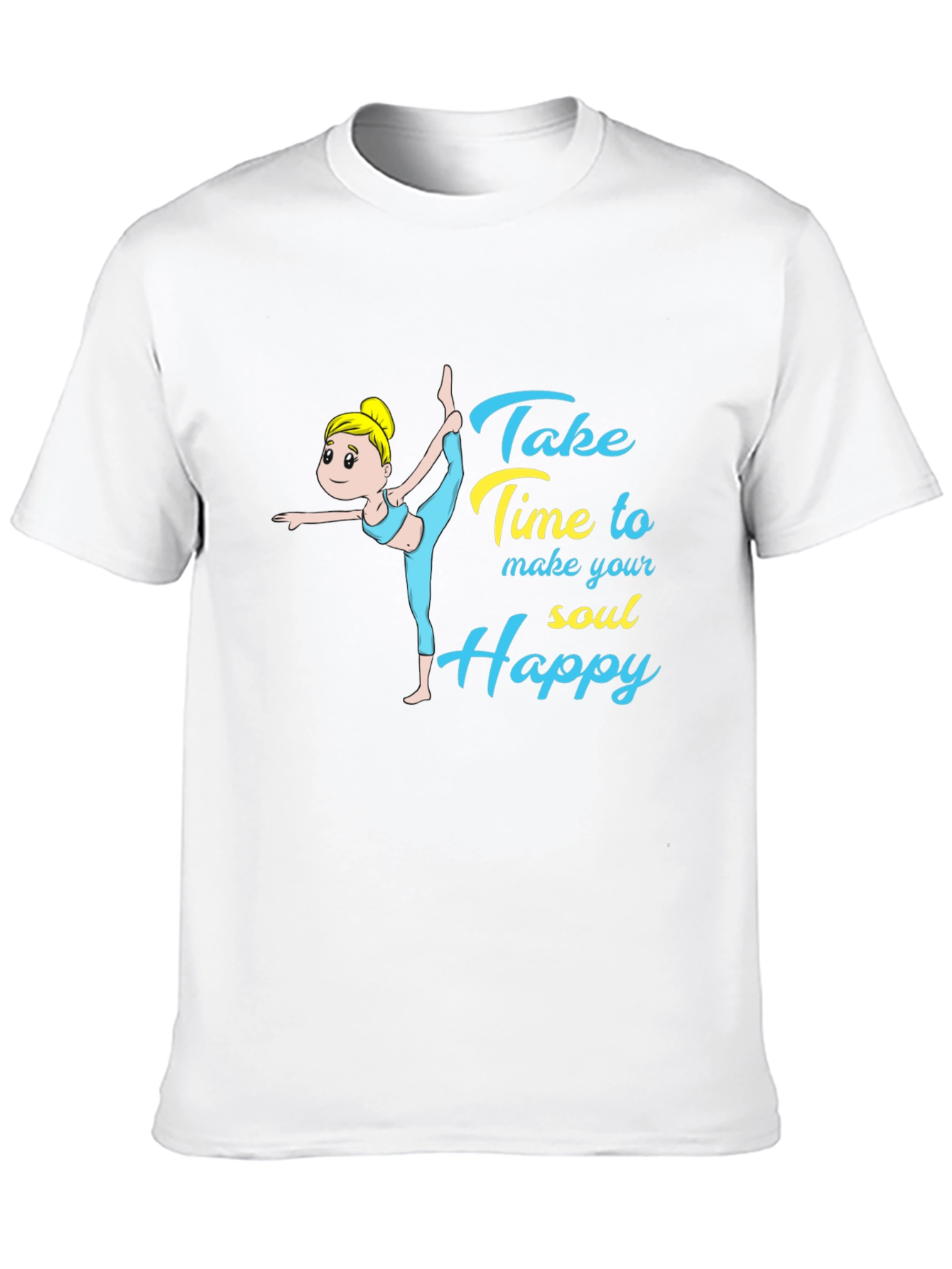 Yoga Soul Happy Graphic T-Shirt