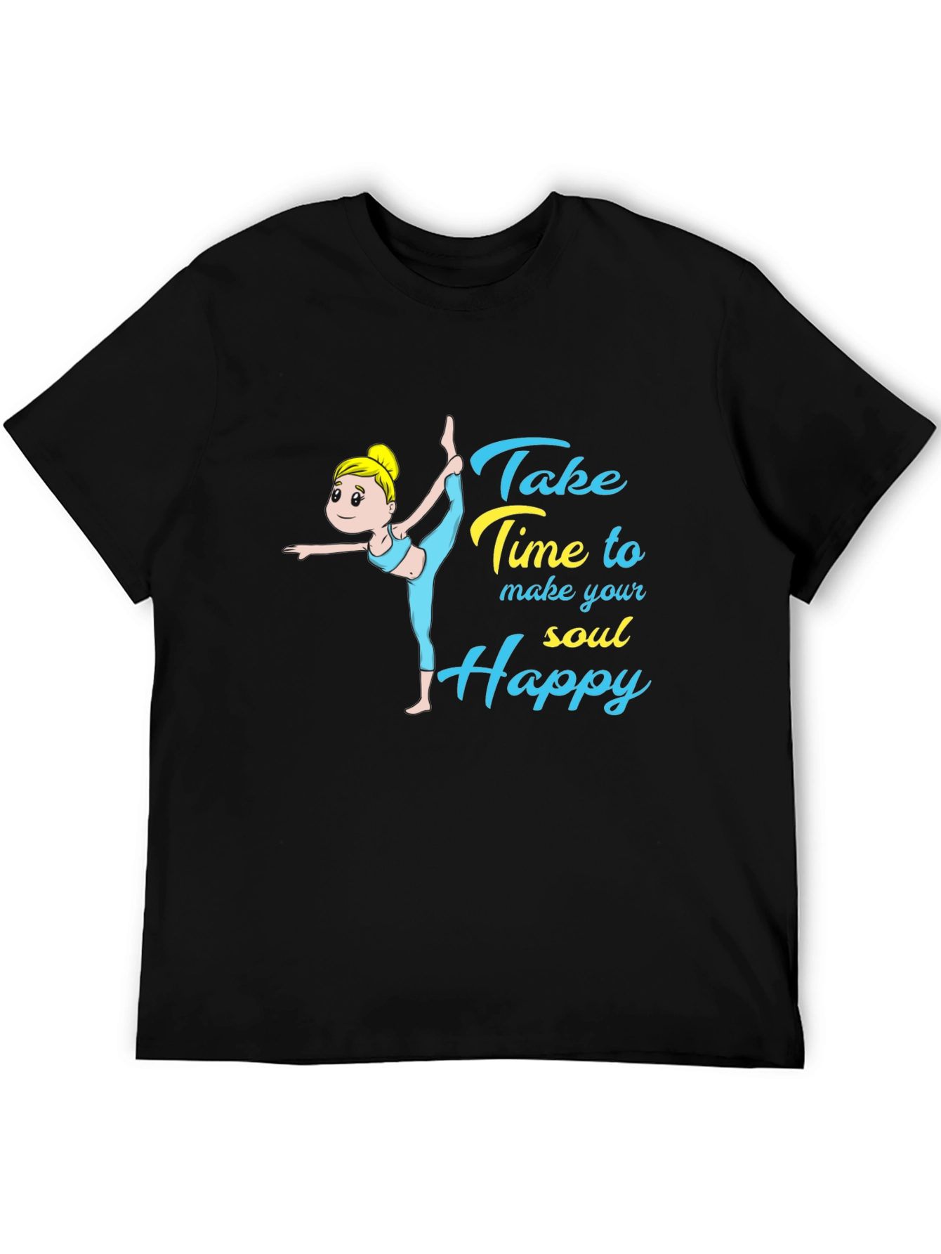 Yoga Soul Happy Graphic T-Shirt