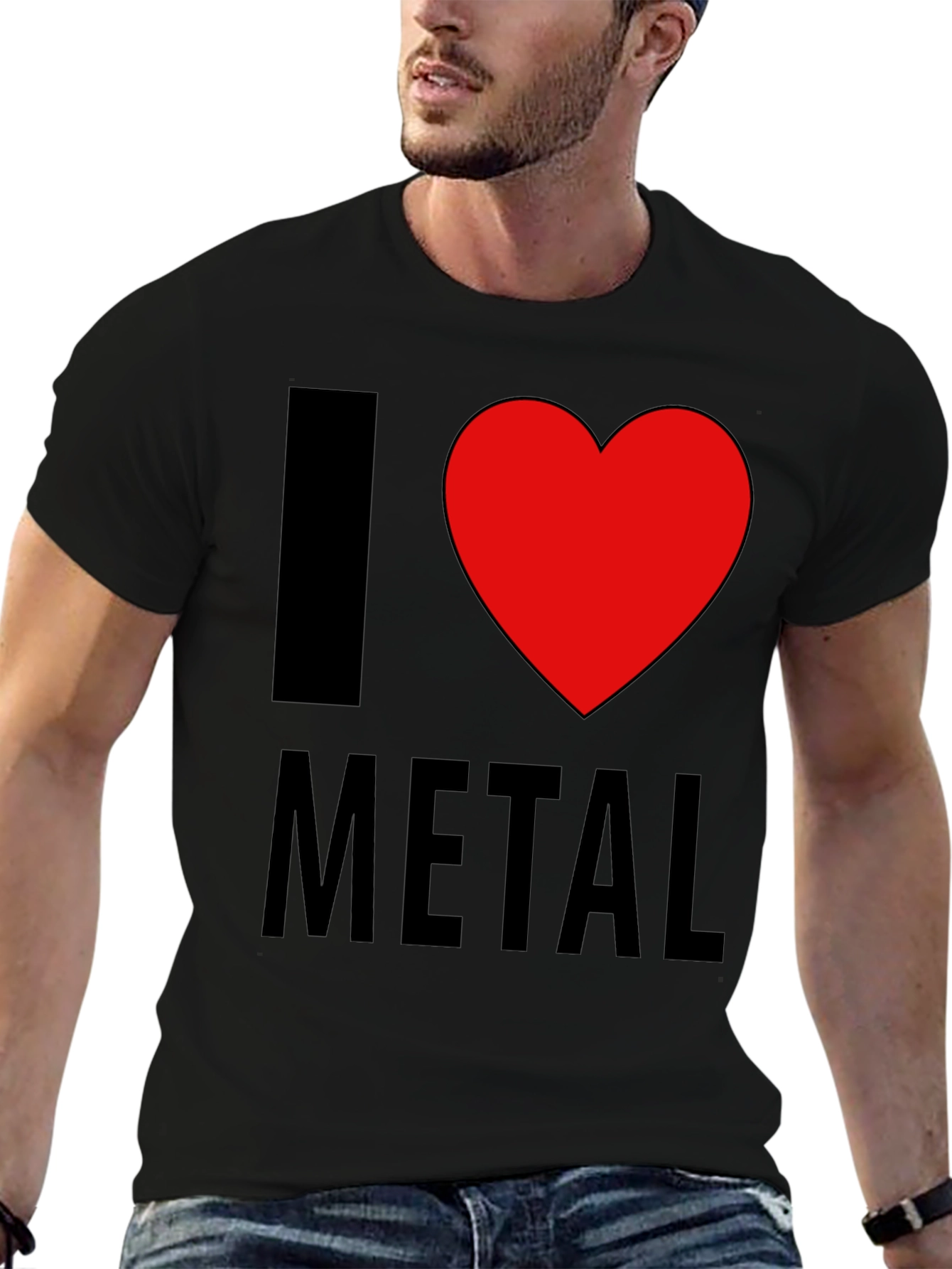 I Love Metal T-Shirt - Graphic Tee