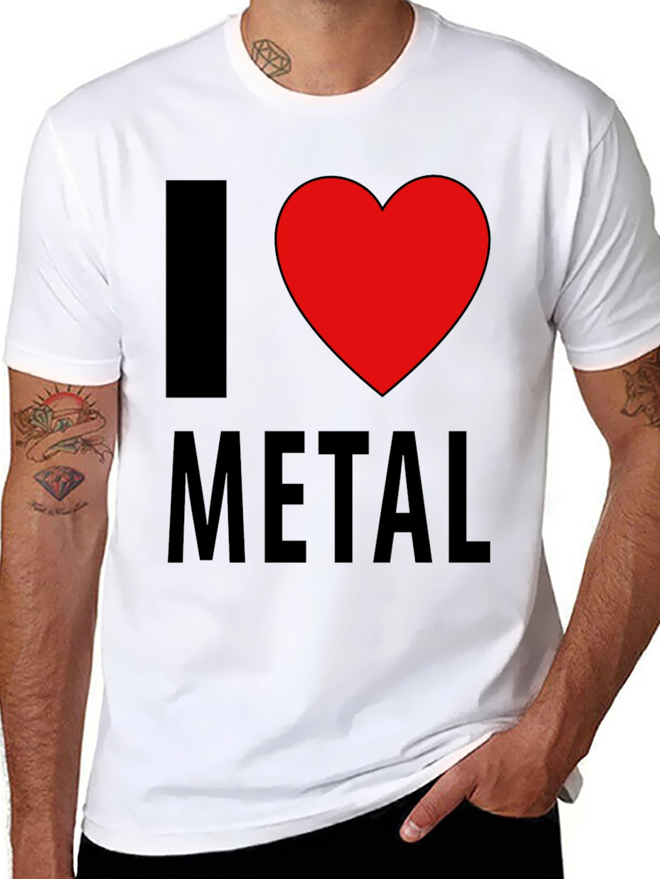 I Love Metal T-Shirt - Graphic Tee