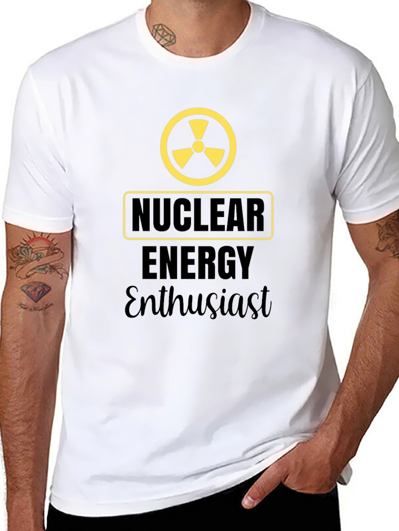 Nuclear Energy Enthusiast Graphic T-Shirt