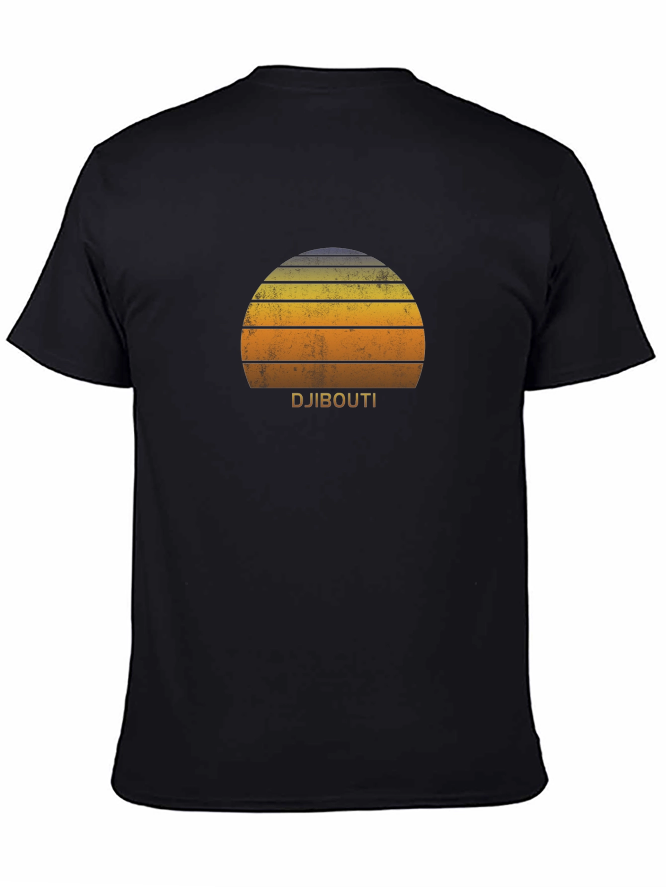 Retro Djibouti Sunset T-Shirt